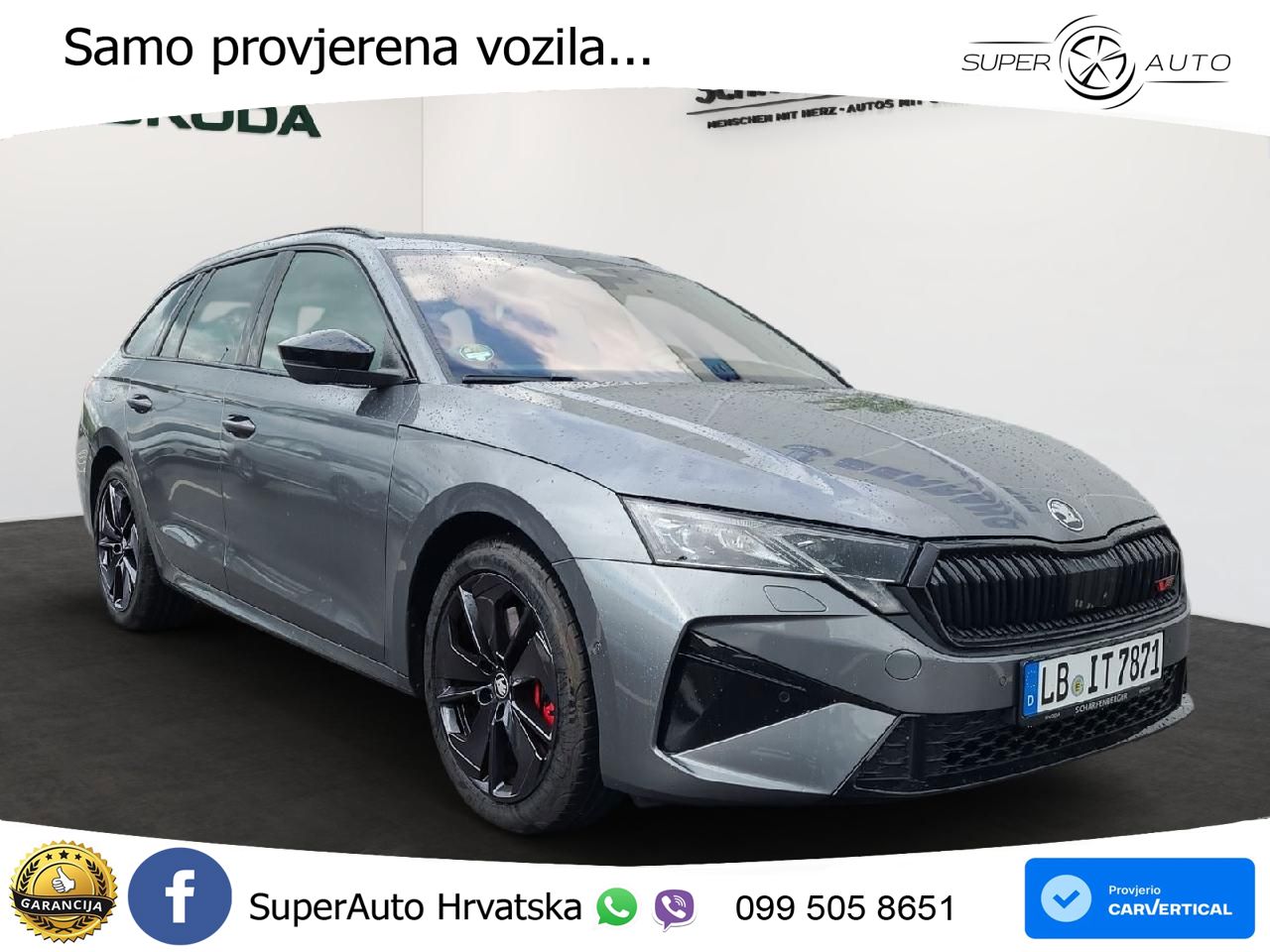 Škoda Octavia Combi RS 2.0 TSI (265 KS) DSG MATRIX+GR SJED+KAM