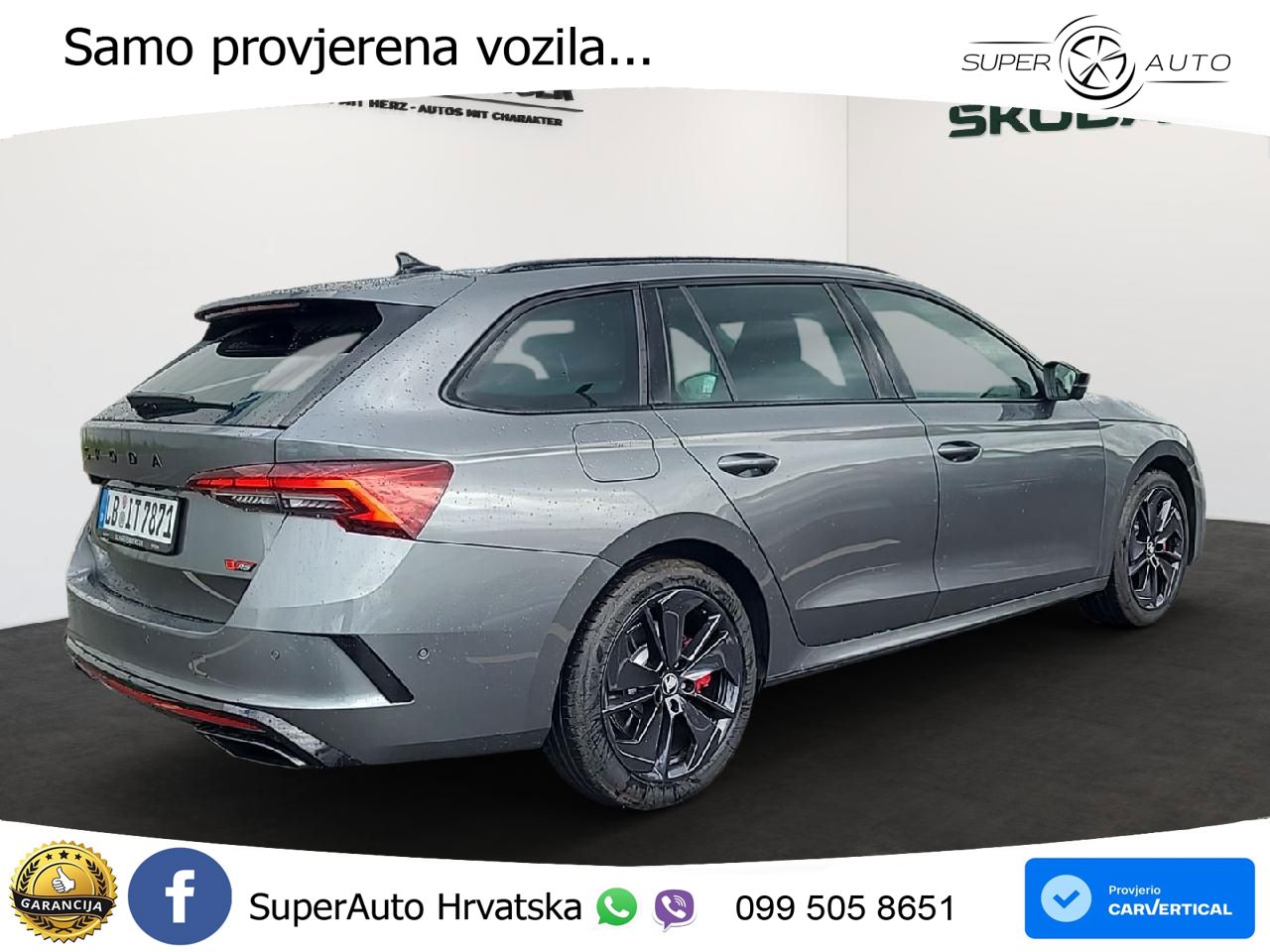 Škoda Octavia Combi RS 2.0 TSI (265 KS) DSG MATRIX+GR SJED+KAM