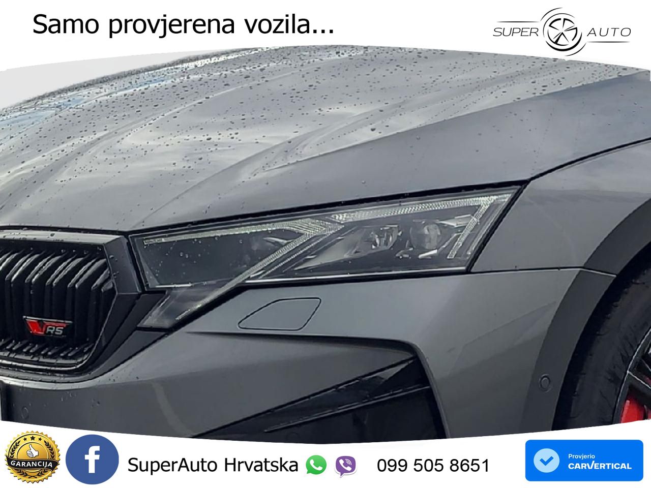 Škoda Octavia Combi RS 2.0 TSI (265 KS) DSG MATRIX+GR SJED+KAM