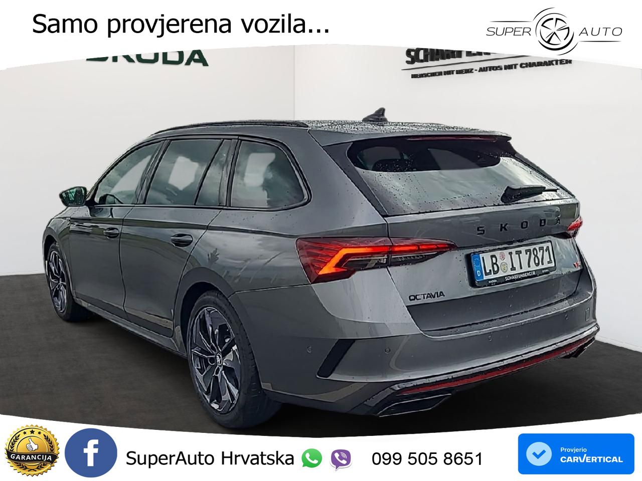 Škoda Octavia Combi RS 2.0 TSI (265 KS) DSG MATRIX+GR SJED+KAM