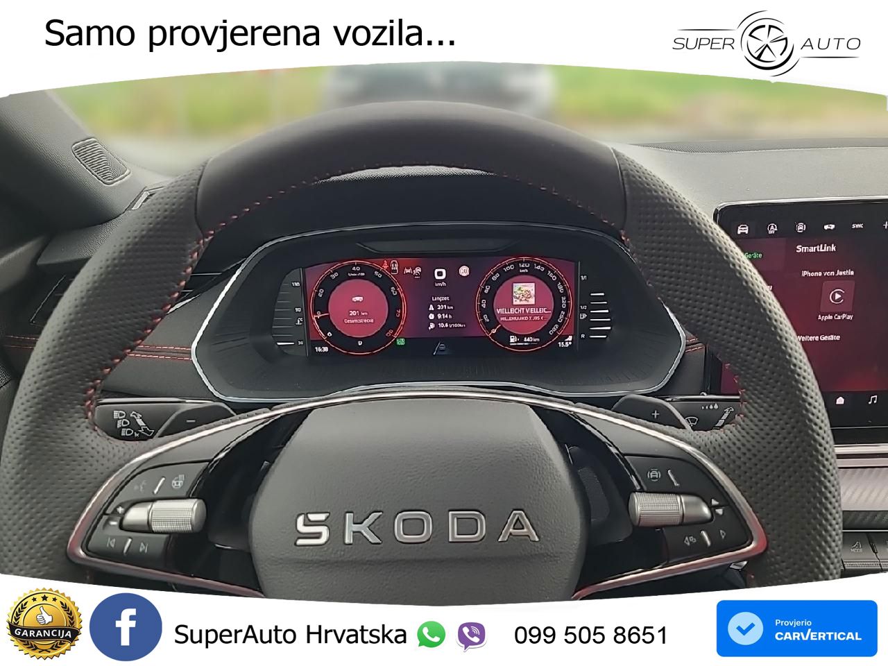 Škoda Octavia Combi RS 2.0 TSI (265 KS) DSG MATRIX+GR SJED+KAM