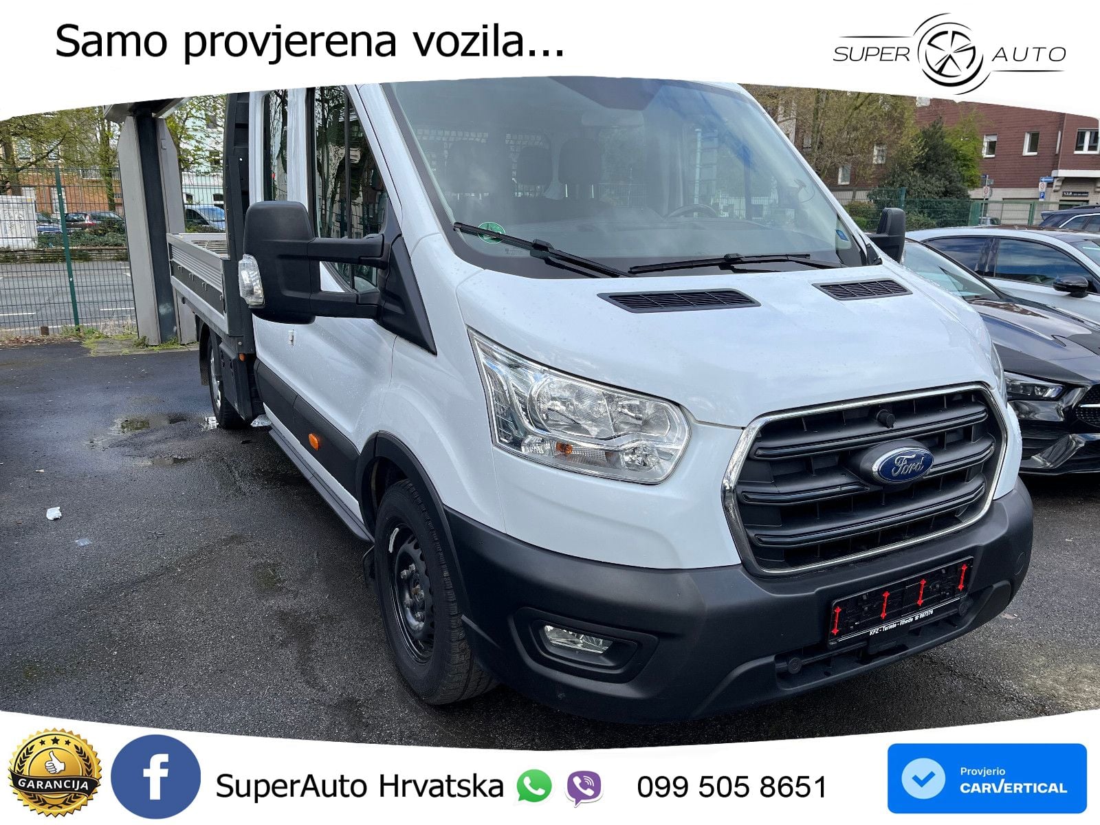 Ford Transit DOKA-Pritsche extra lang 7-Sitzer KLIMA! 170 KS