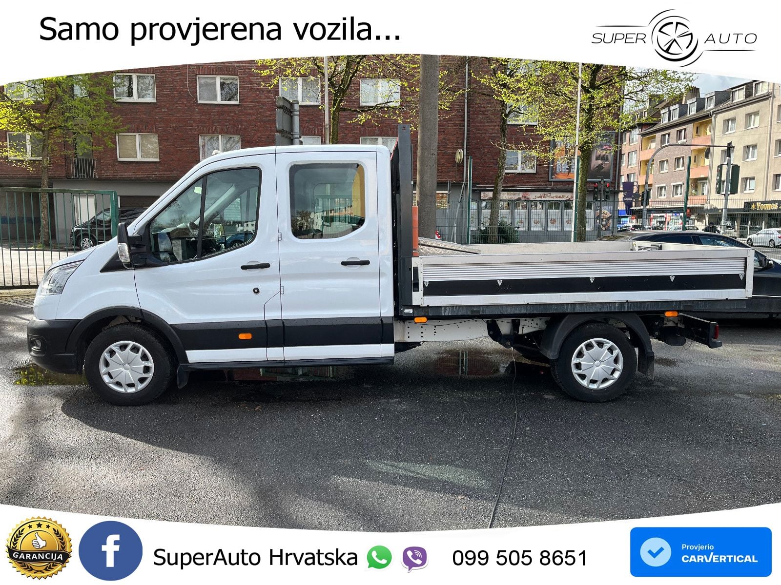 Ford Transit DOKA-Pritsche extra lang 7-Sitzer KLIMA! 170 KS