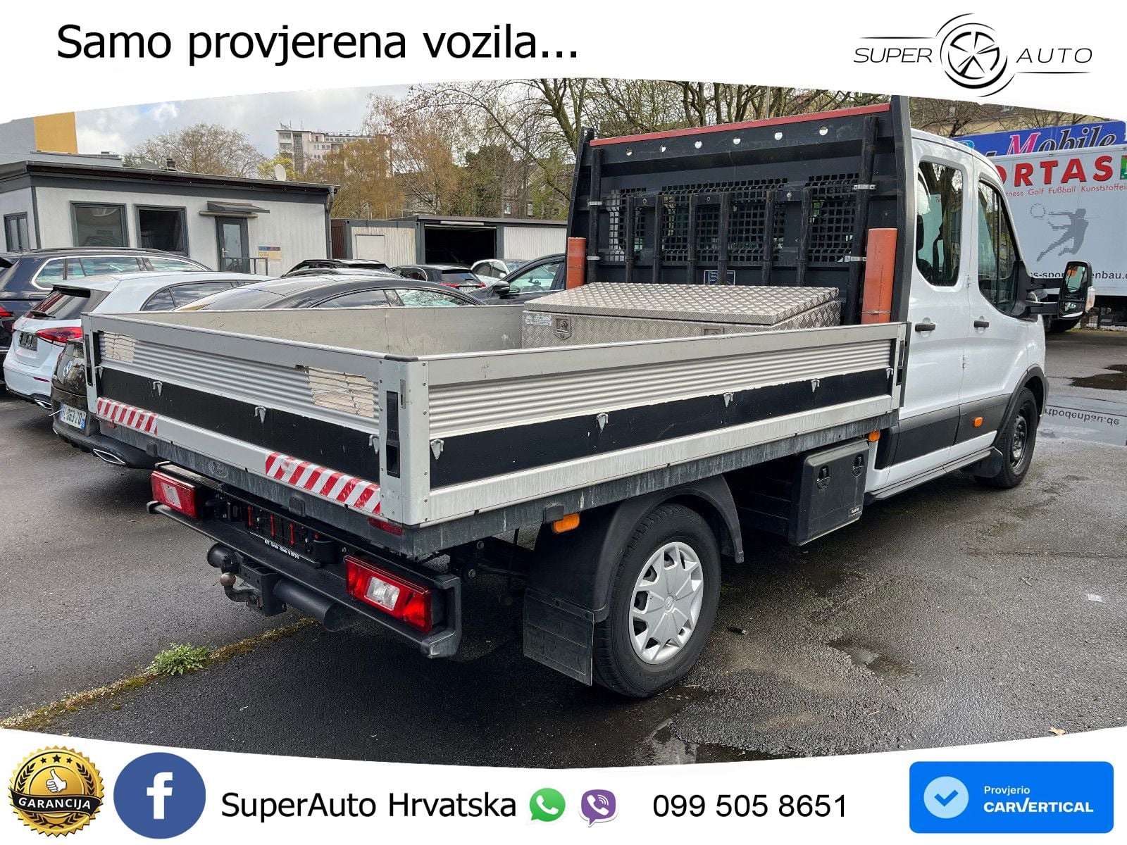 Ford Transit DOKA-Pritsche extra lang 7-Sitzer KLIMA! 170 KS