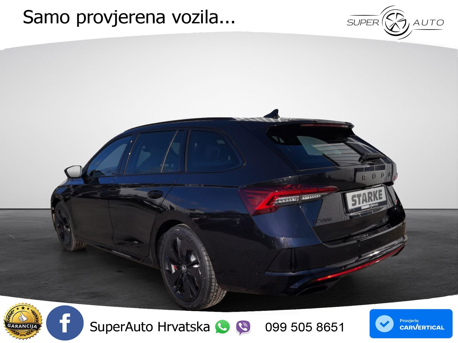 Škoda Octavia Combi RS 2.0 TSI (265 KS) DSG MATRIX+GR SJED+KAM
