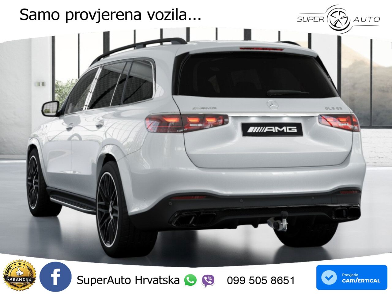 Mercedes-Benz GLS AMG GLS 63 V8 EQ Boost 4MATIC+ AMG SPEEDSHIFT TCT 9G LED+GR SJED+ACC
