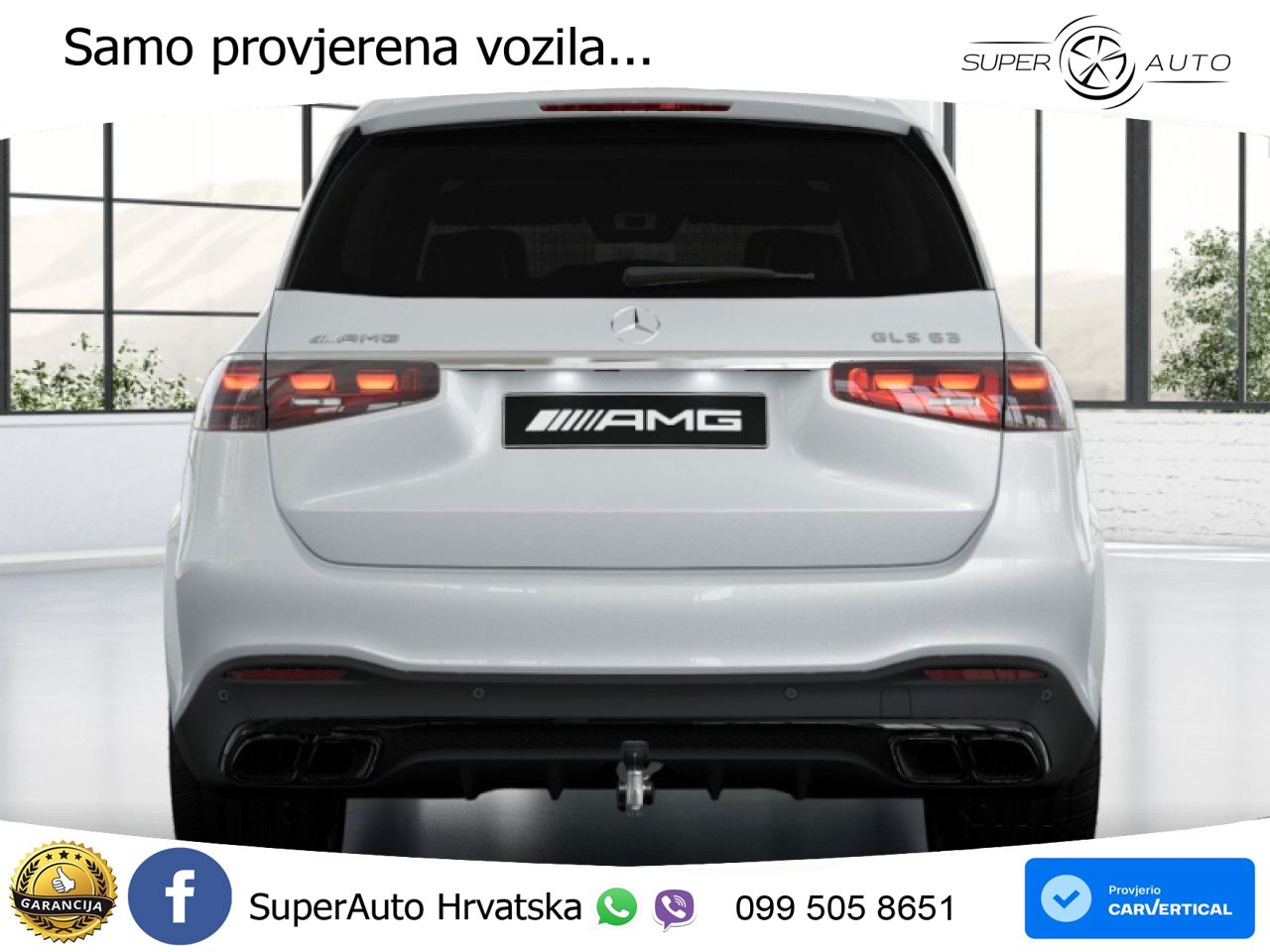 Mercedes-Benz GLS AMG GLS 63 V8 EQ Boost 4MATIC+ AMG SPEEDSHIFT TCT 9G LED+GR SJED+ACC