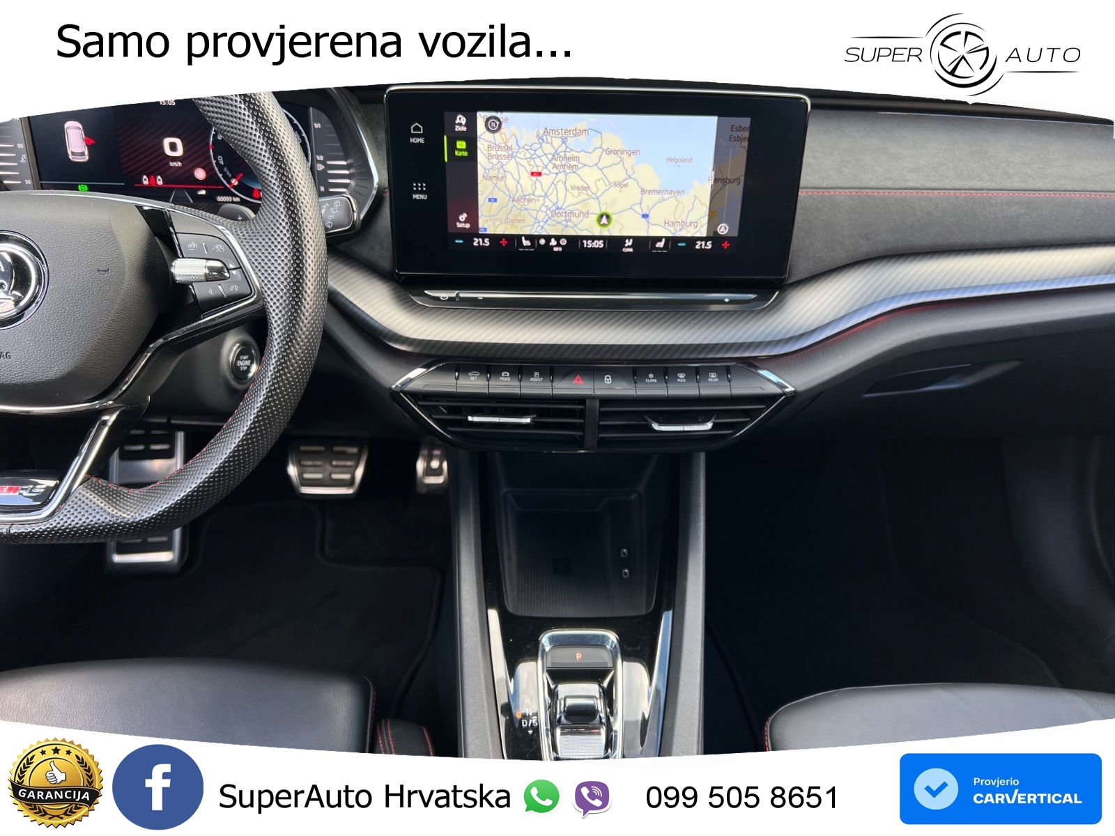 Škoda Octavia Combi RS 2.0 TSI (245 KS) DSG LED+GR SJED+ACC