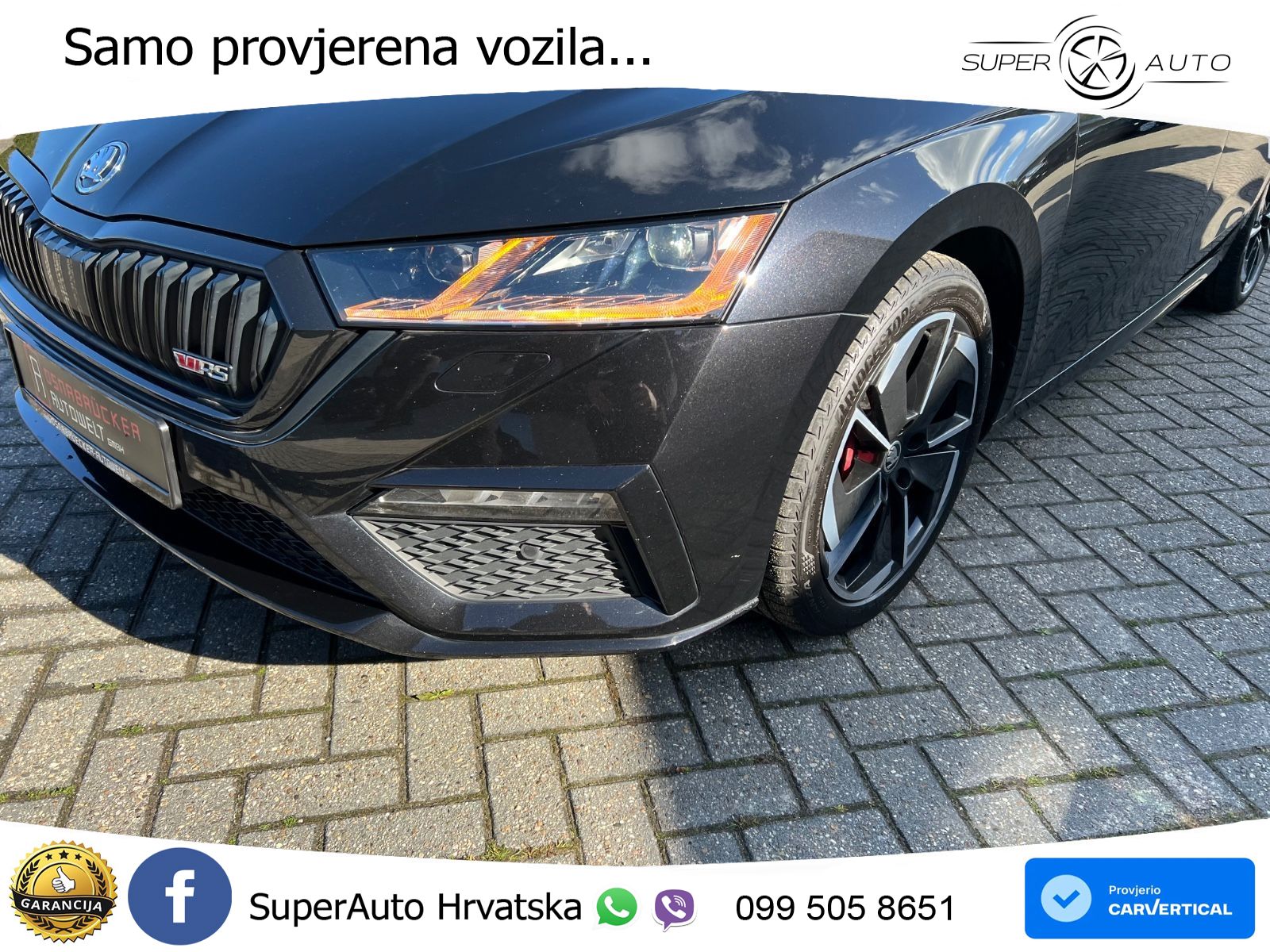 Škoda Octavia Combi RS 2.0 TSI (245 KS) DSG LED+GR SJED+ACC