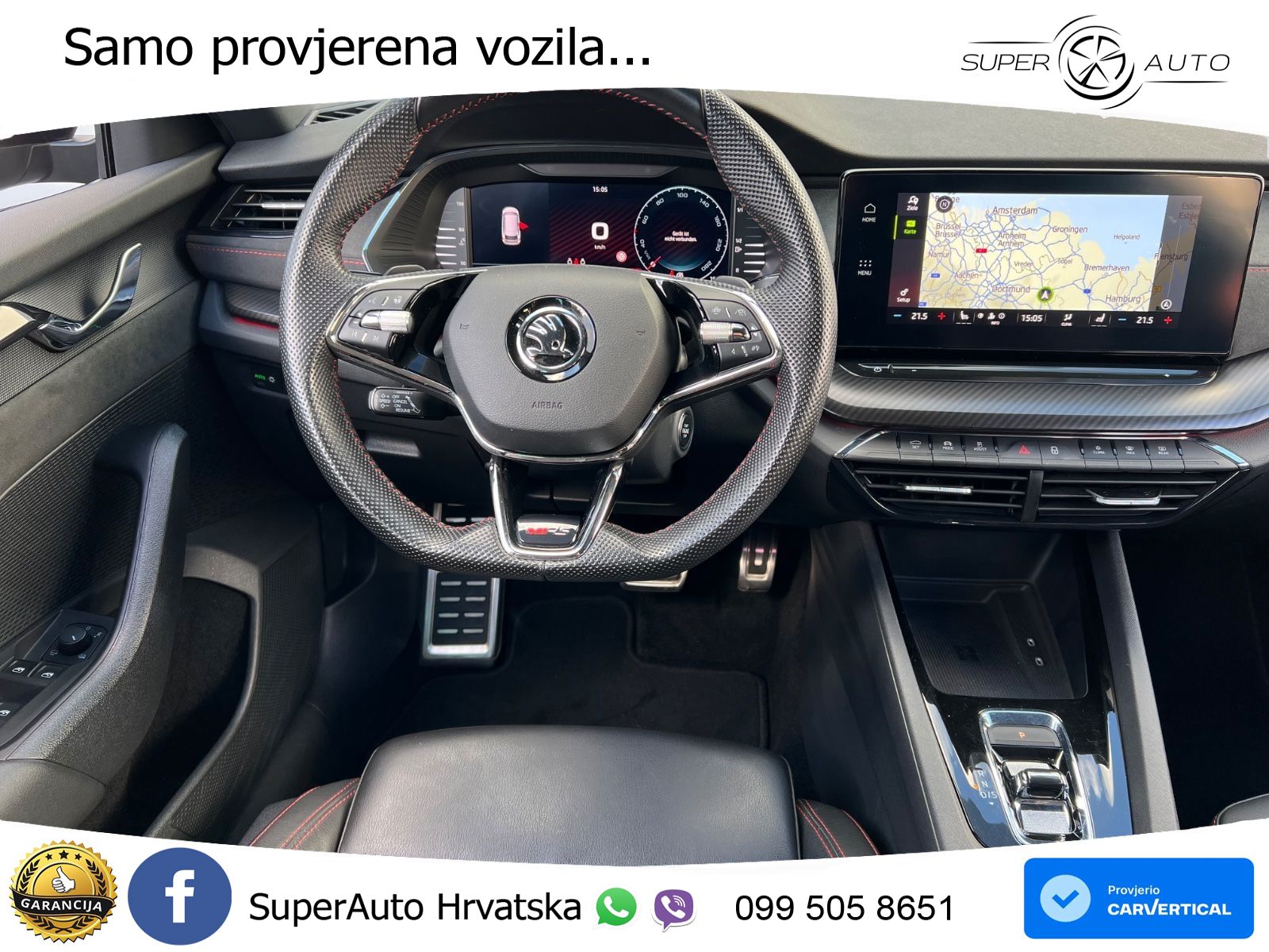 Škoda Octavia Combi RS 2.0 TSI (245 KS) DSG LED+GR SJED+ACC