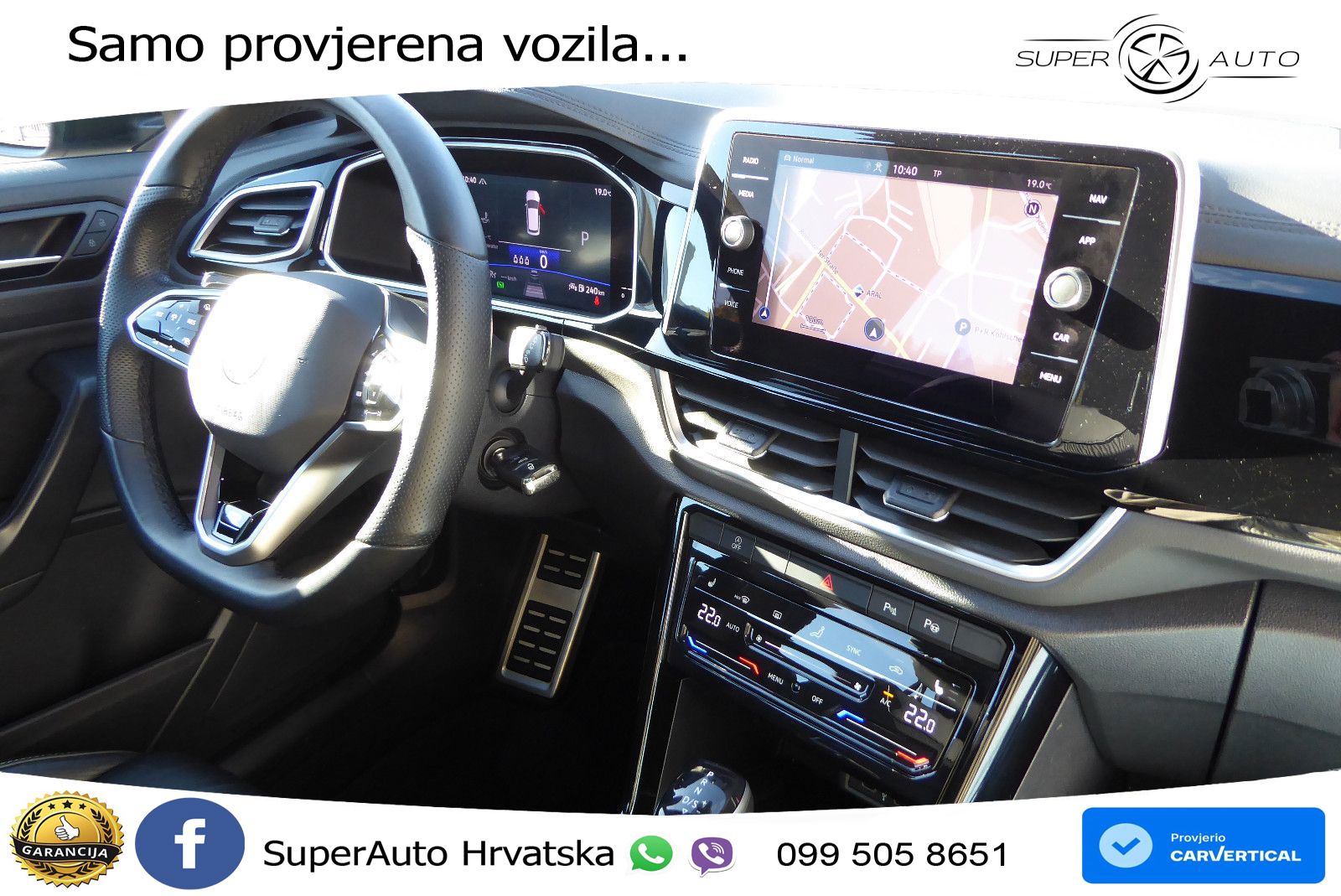 Volkswagen T-Roc 2.0 TSI (190 KS) 4M DSG R-Line LED+GR SJED+ACC