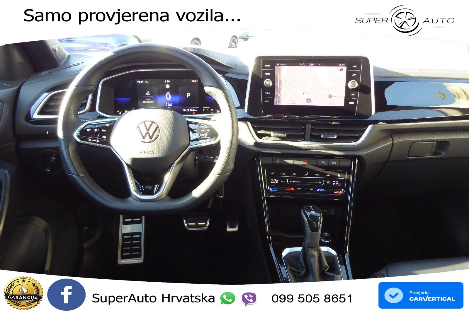 Volkswagen T-Roc 2.0 TSI (190 KS) 4M DSG R-Line LED+GR SJED+ACC