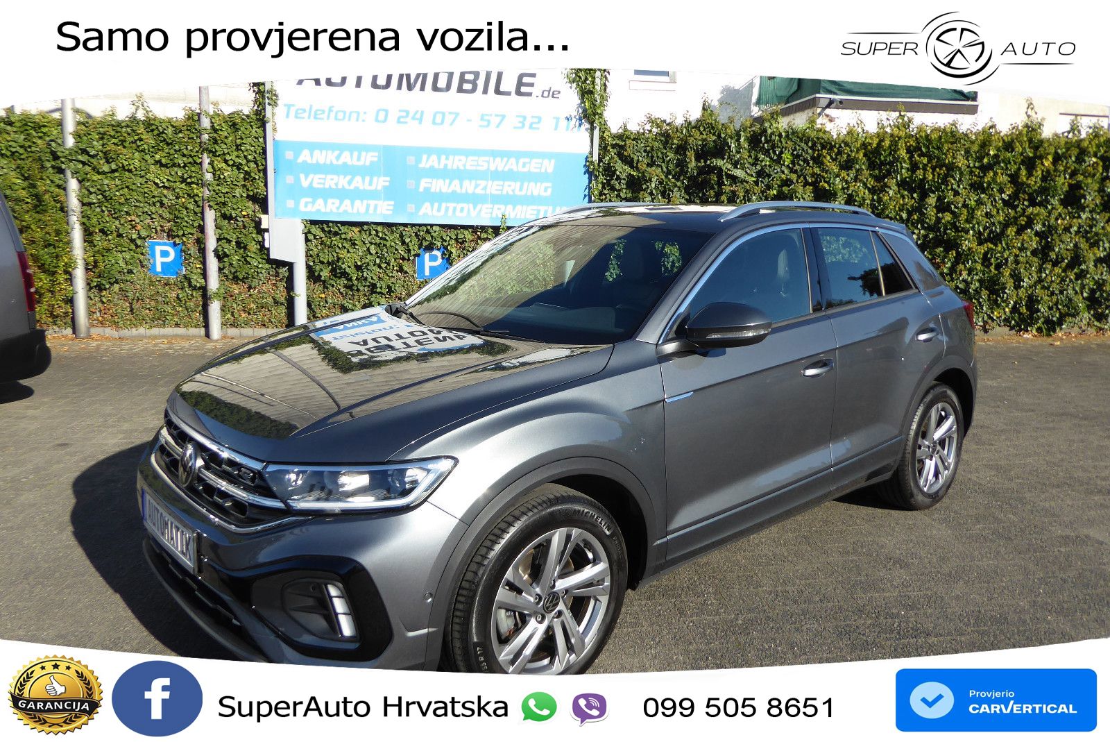 Volkswagen T-Roc 2.0 TSI (190 KS) 4M DSG R-Line LED+GR SJED+ACC