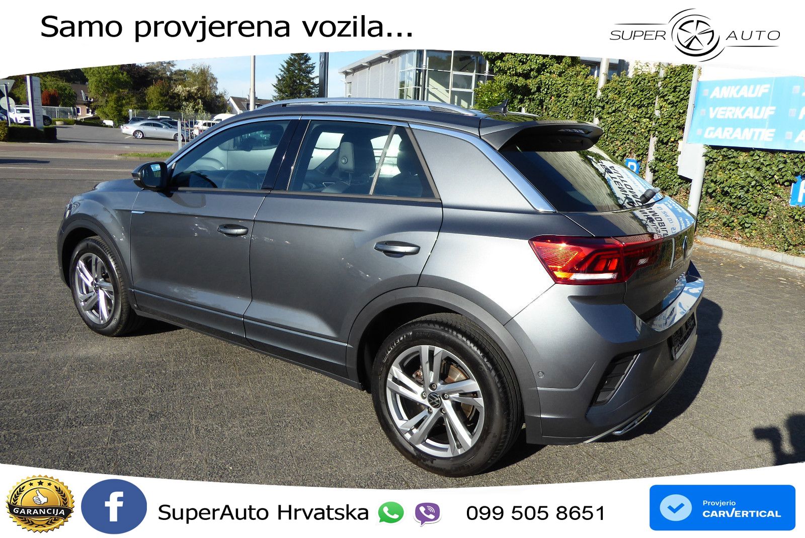 Volkswagen T-Roc 2.0 TSI (190 KS) 4M DSG R-Line LED+GR SJED+ACC