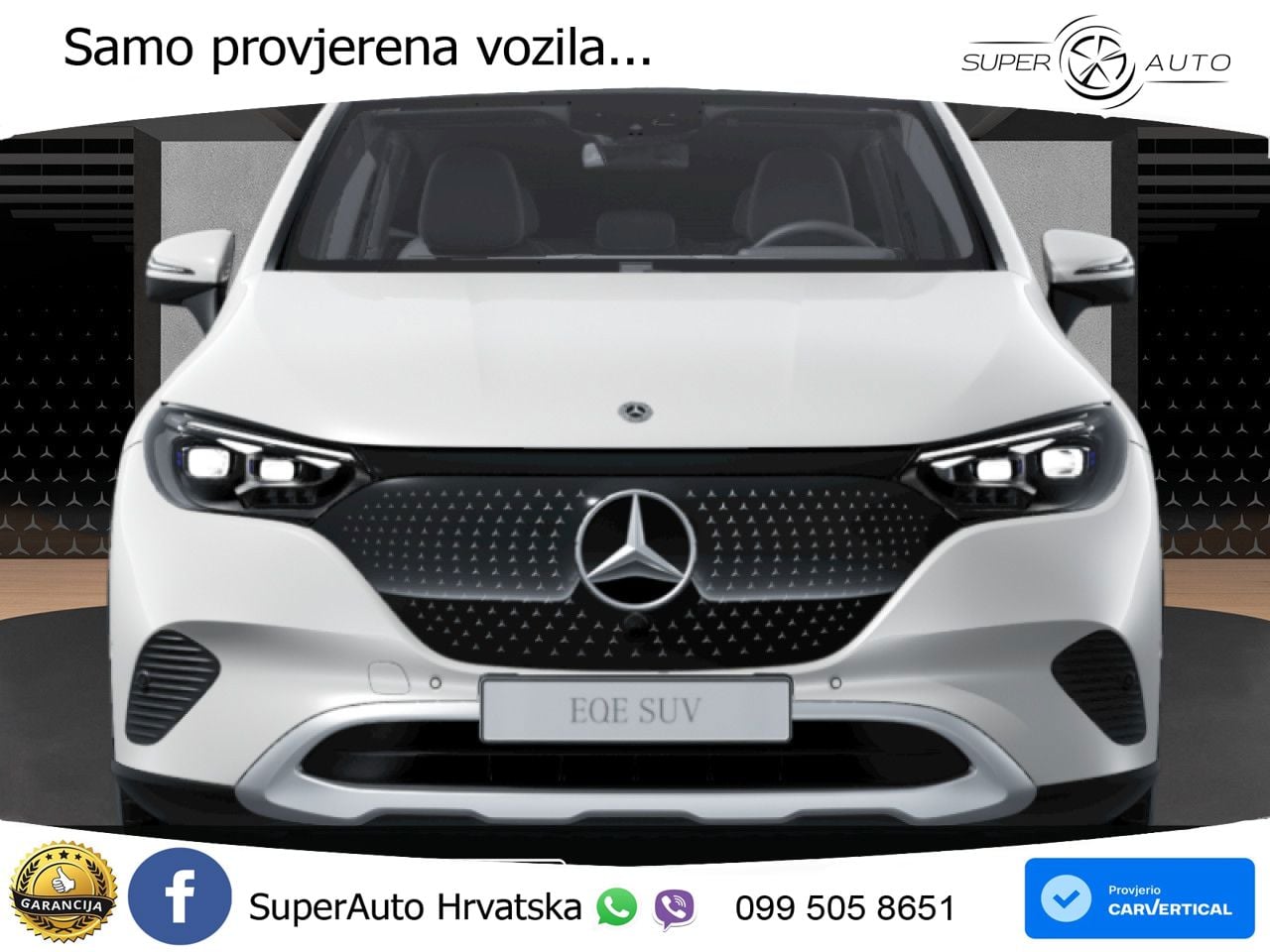Mercedes EQE SUV 350+ 105 kWh (320 KS) ACC+GR SJED+360+PANO