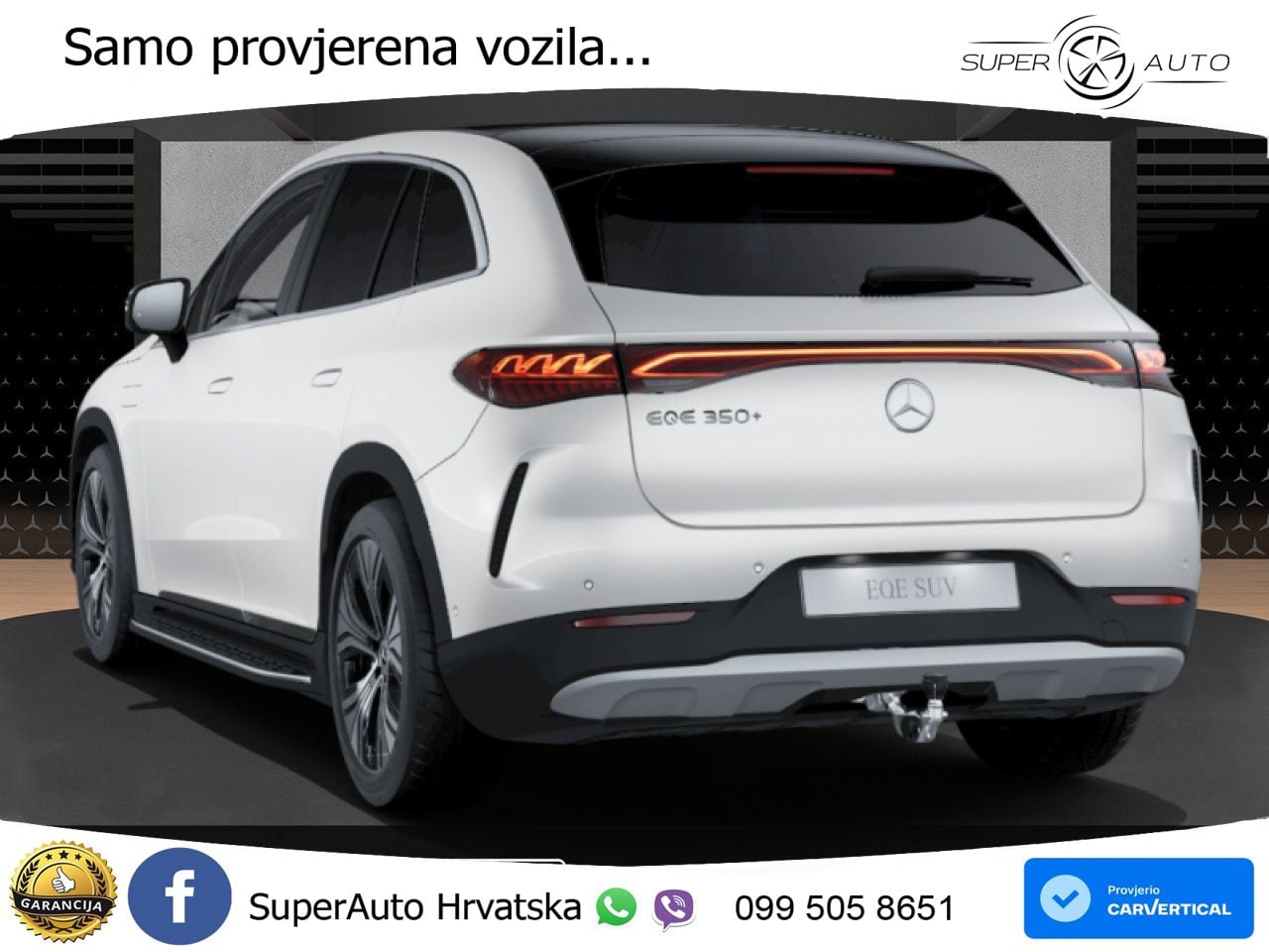 Mercedes EQE SUV 350+ 105 kWh (320 KS) ACC+GR SJED+360+PANO