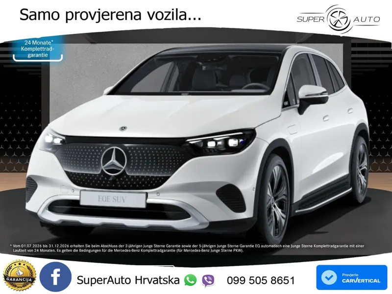 Mercedes EQE SUV 350+ 105 kWh (320 KS) ACC+GR SJED+360+PANO