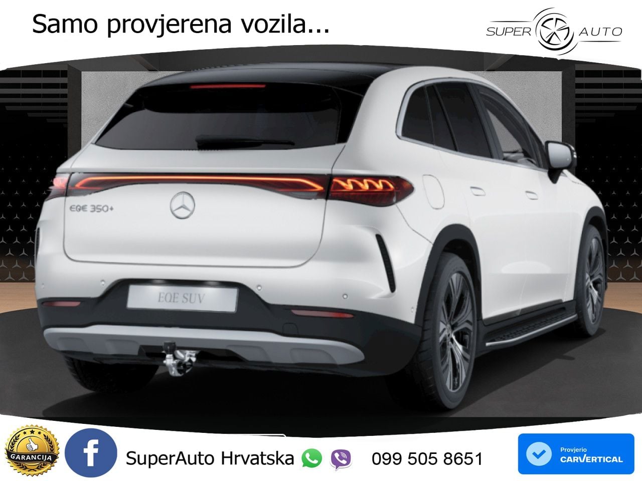 Mercedes EQE SUV 350+ 105 kWh (320 KS) ACC+GR SJED+360+PANO