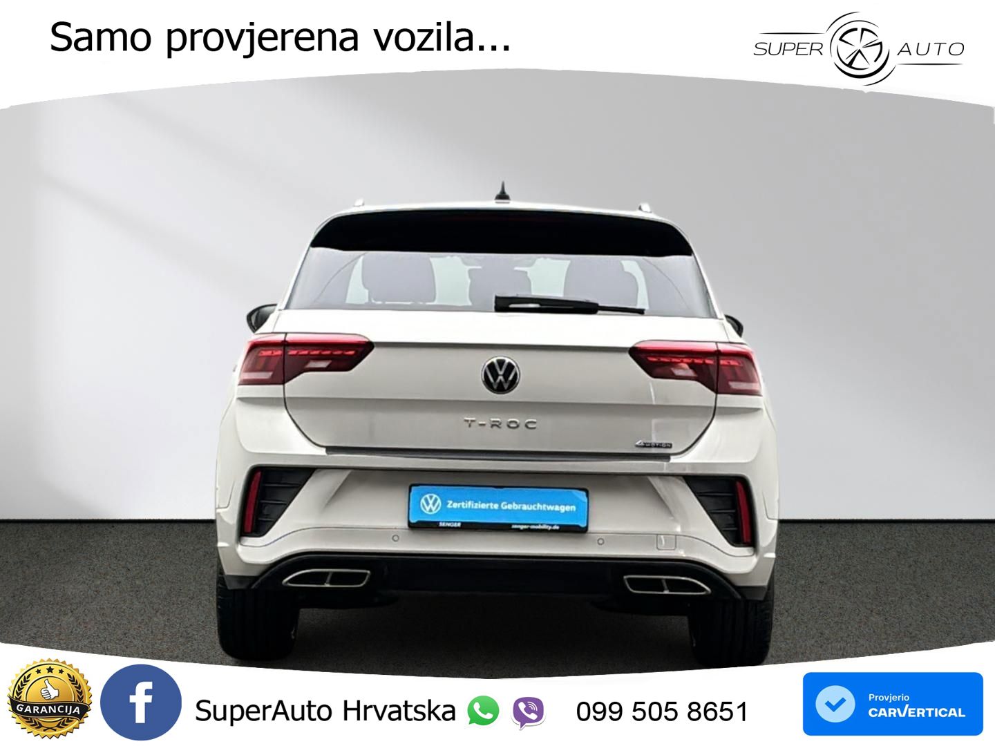Volkswagen T-Roc I 2.0 TSI (190 KS) 4M DSG LED+GR SJED+ACC