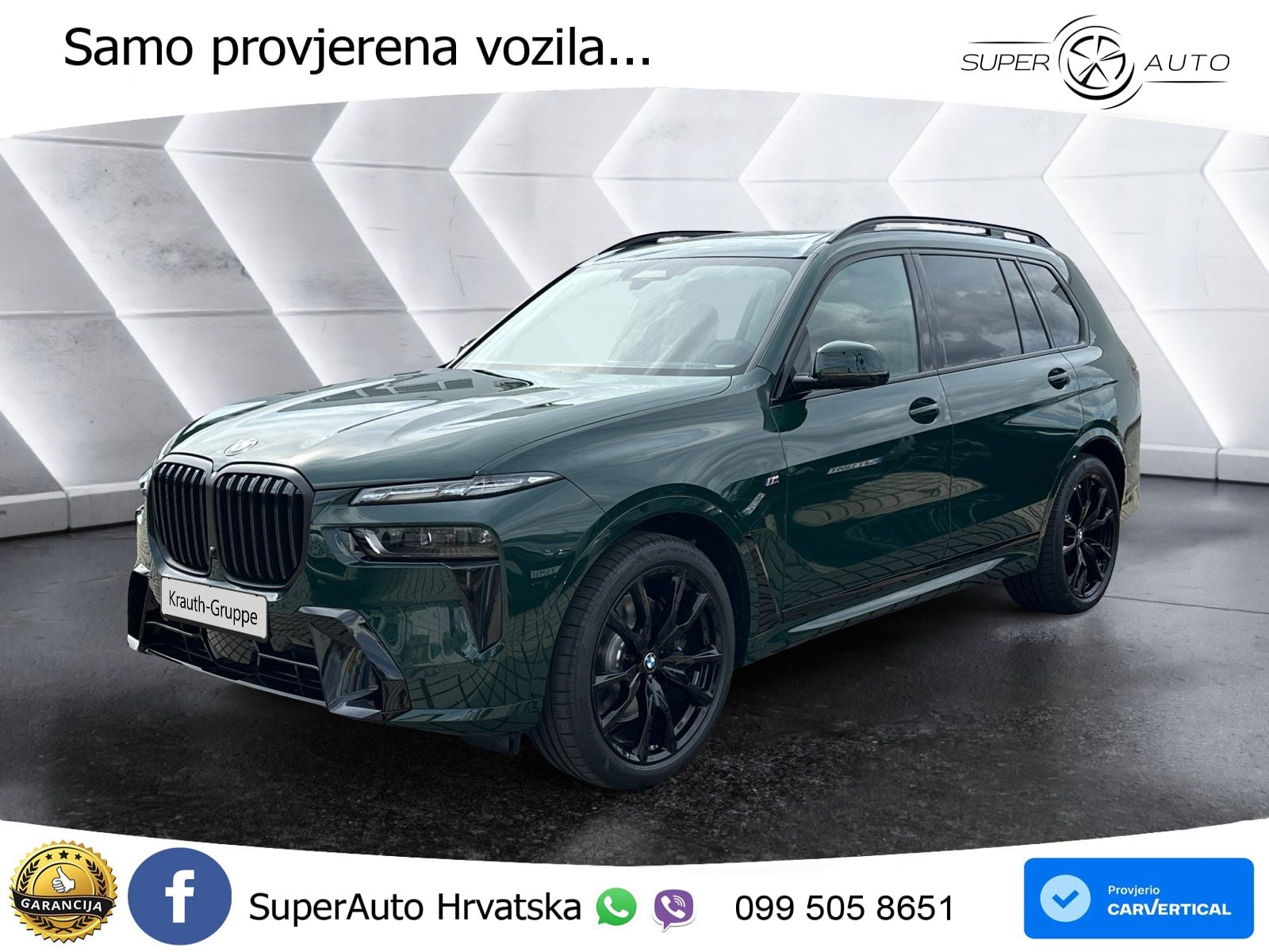 BMW X7 40d (352 KS) xDrive Steptronic M Sport ZRAČNI+ACC+GR SJED+KAM+PANO