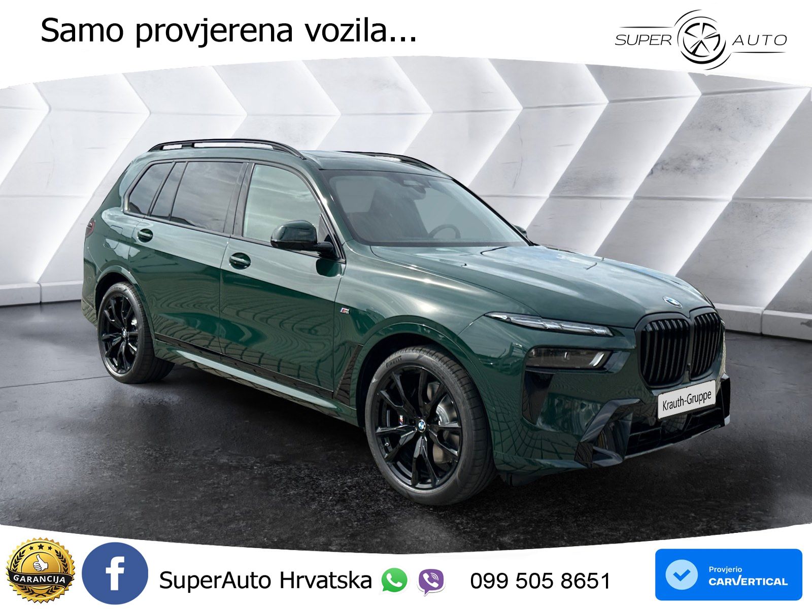 BMW X7 40d (352 KS) xDrive Steptronic M Sport ZRAČNI+ACC+GR SJED+KAM+PANO