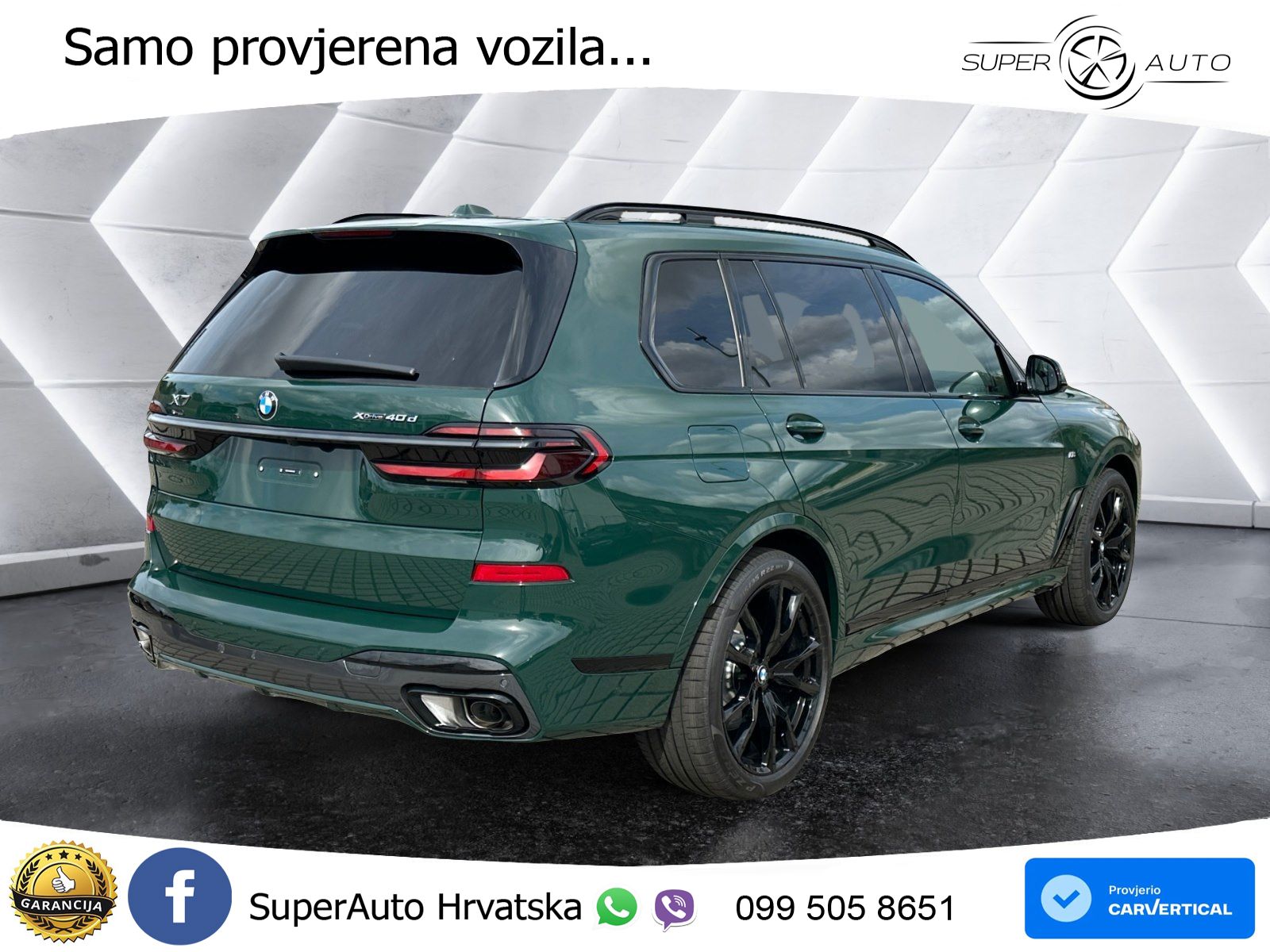 BMW X7 40d (352 KS) xDrive Steptronic M Sport ZRAČNI+ACC+GR SJED+KAM+PANO