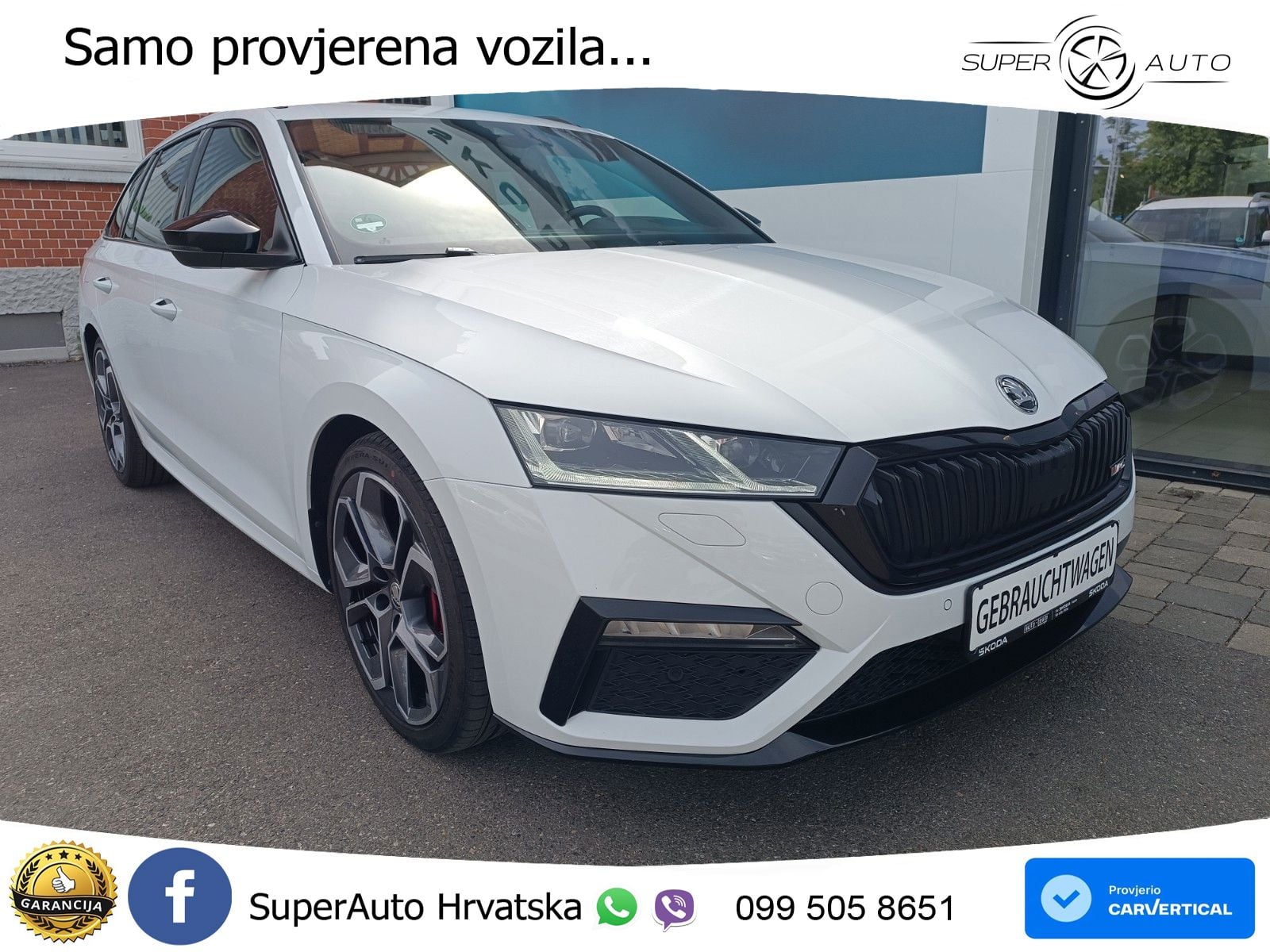 Škoda Octavia Combi RS 2.0 TDI (200 KS) DSG LED+GR SJED+ACC