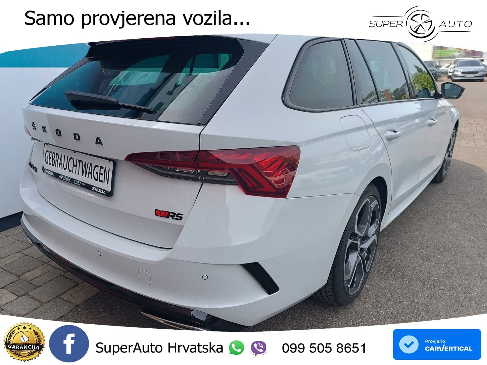 Škoda Octavia Combi RS 2.0 TDI (200 KS) DSG LED+GR SJED+ACC