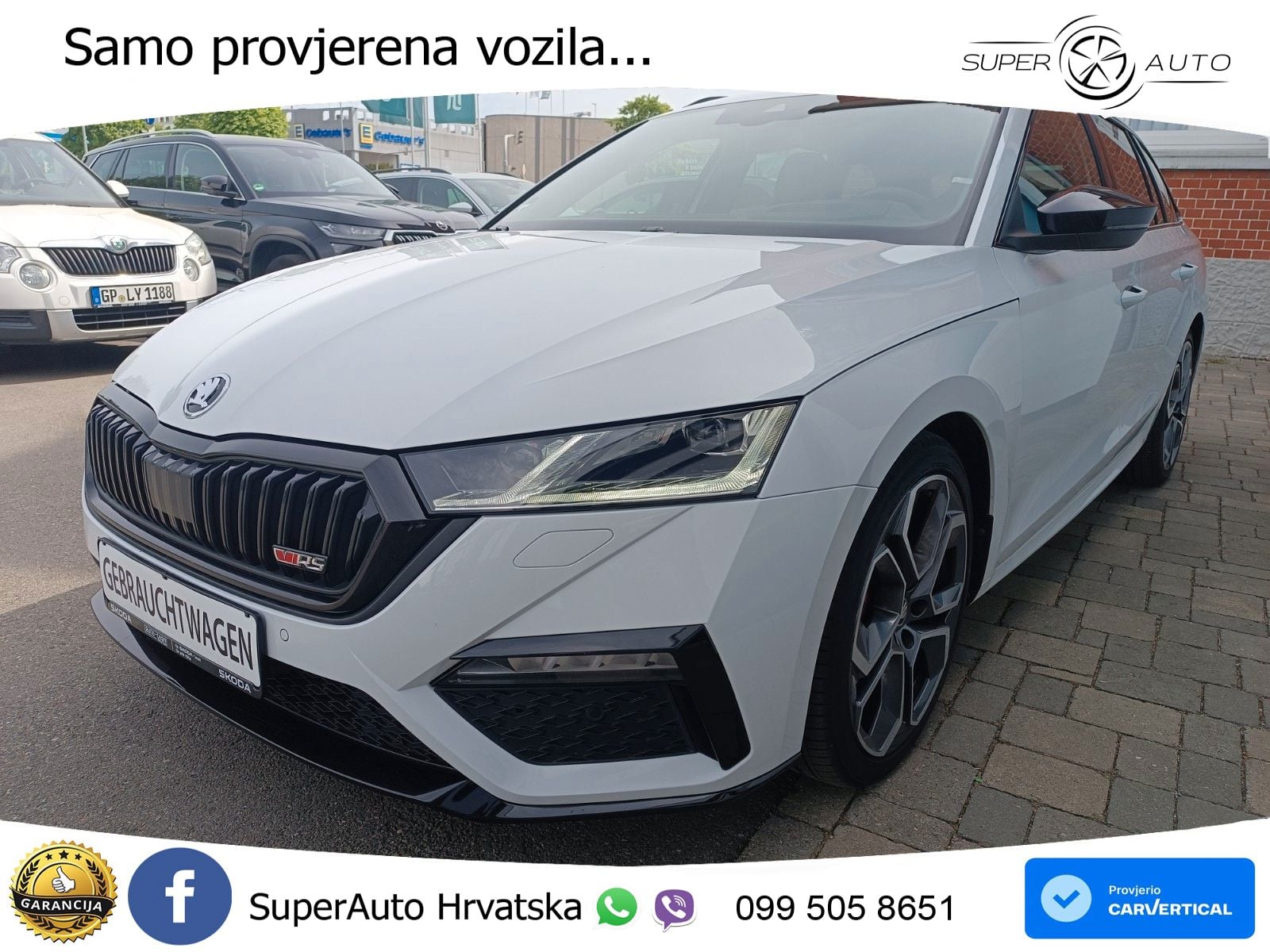Škoda Octavia Combi RS 2.0 TDI (200 KS) DSG LED+GR SJED+ACC