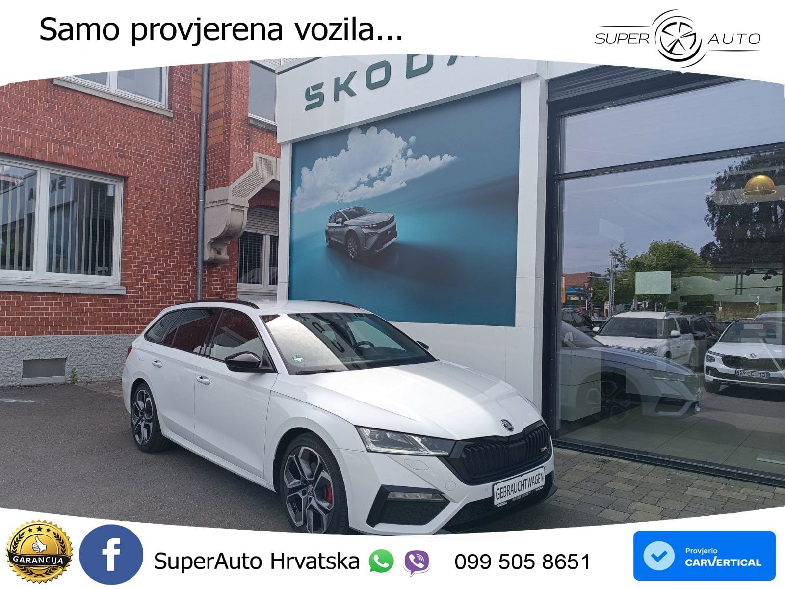 Škoda Octavia Combi RS 2.0 TDI (200 KS) DSG LED+GR SJED+ACC
