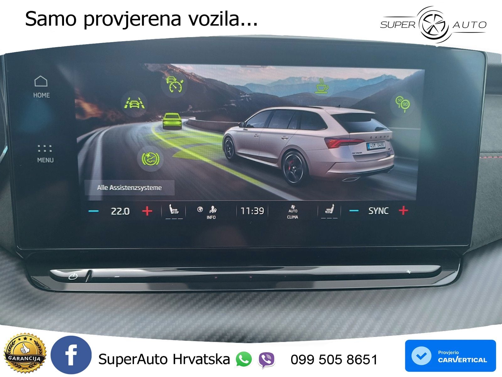 Škoda Octavia Combi RS 2.0 TDI (200 KS) DSG LED+GR SJED+ACC