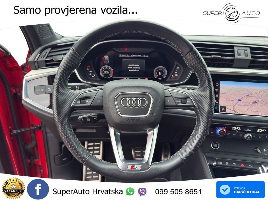 Audi Q3 Sportback 40 TDI (200 KS) quattro S tronic S line LED+GR SJED+ACC