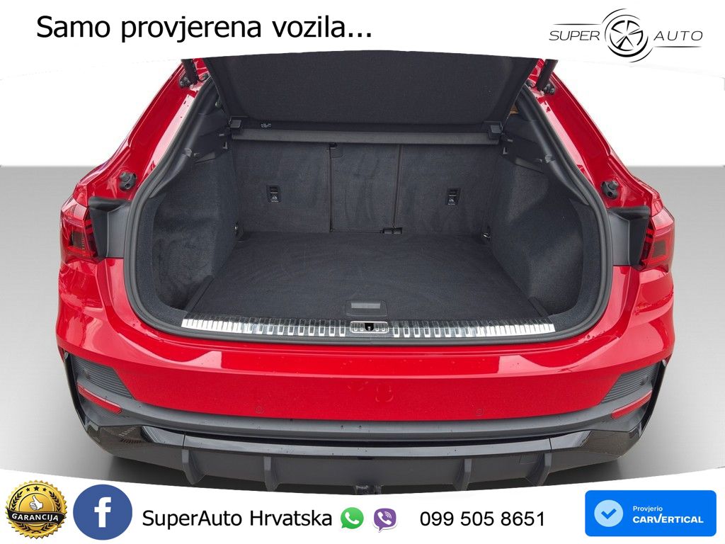 Audi Q3 Sportback 40 TDI (200 KS) quattro S tronic S line LED+GR SJED+ACC