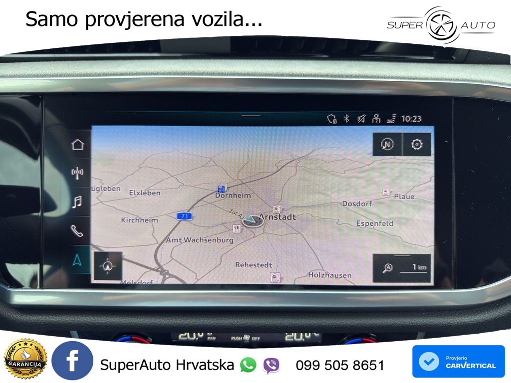 Audi Q3 Sportback 40 TDI (200 KS) quattro S tronic S line LED+GR SJED+ACC