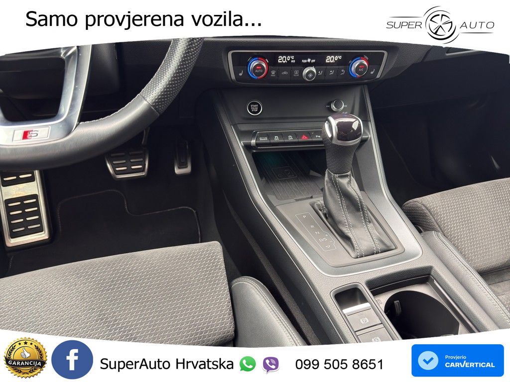 Audi Q3 Sportback 40 TDI (200 KS) quattro S tronic S line LED+GR SJED+ACC