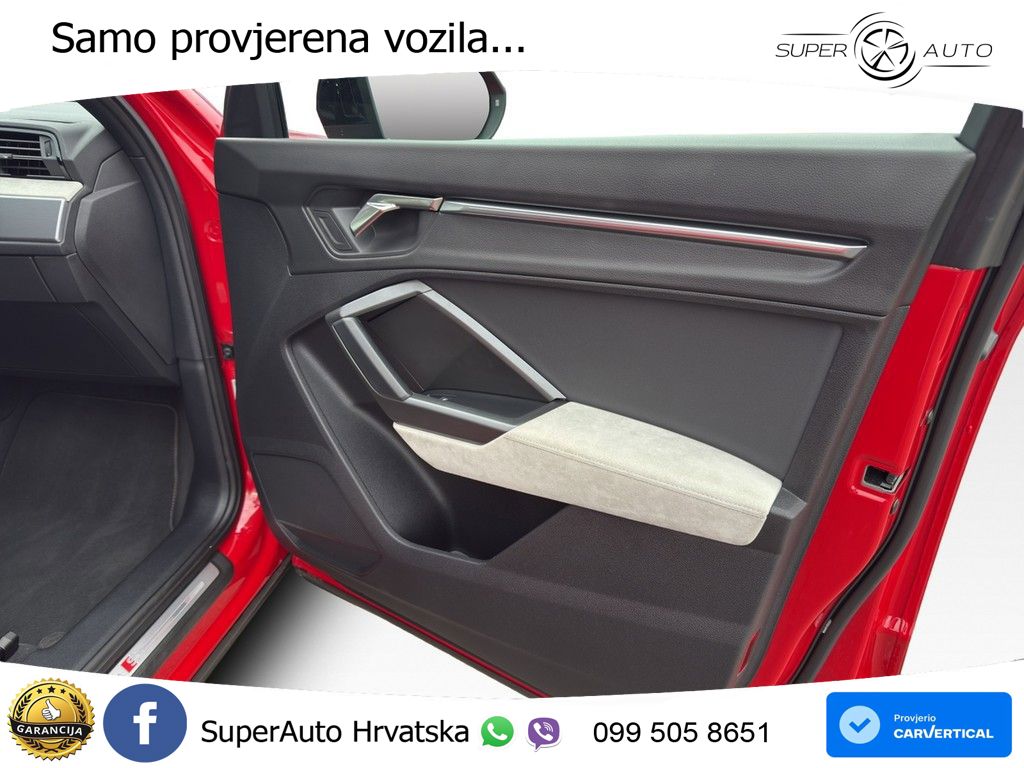 Audi Q3 Sportback 40 TDI (200 KS) quattro S tronic S line LED+GR SJED+ACC