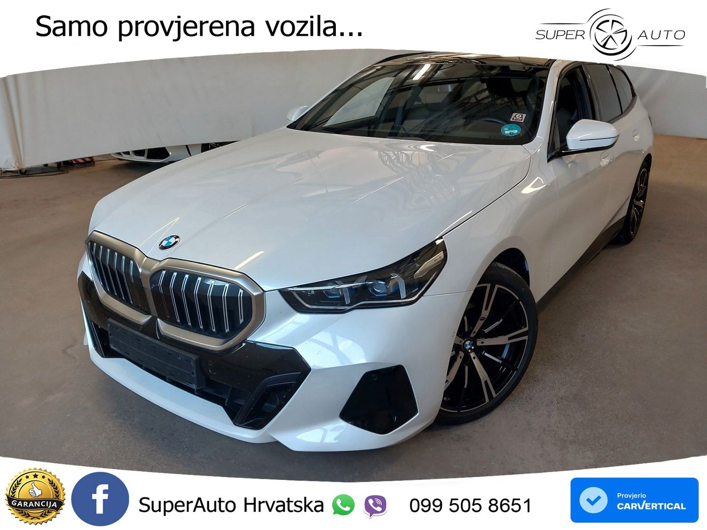 BMW 520d Touring (197 KS) Steptronic M Sport ACC+HEAD+4xGR SJED+360+PANO