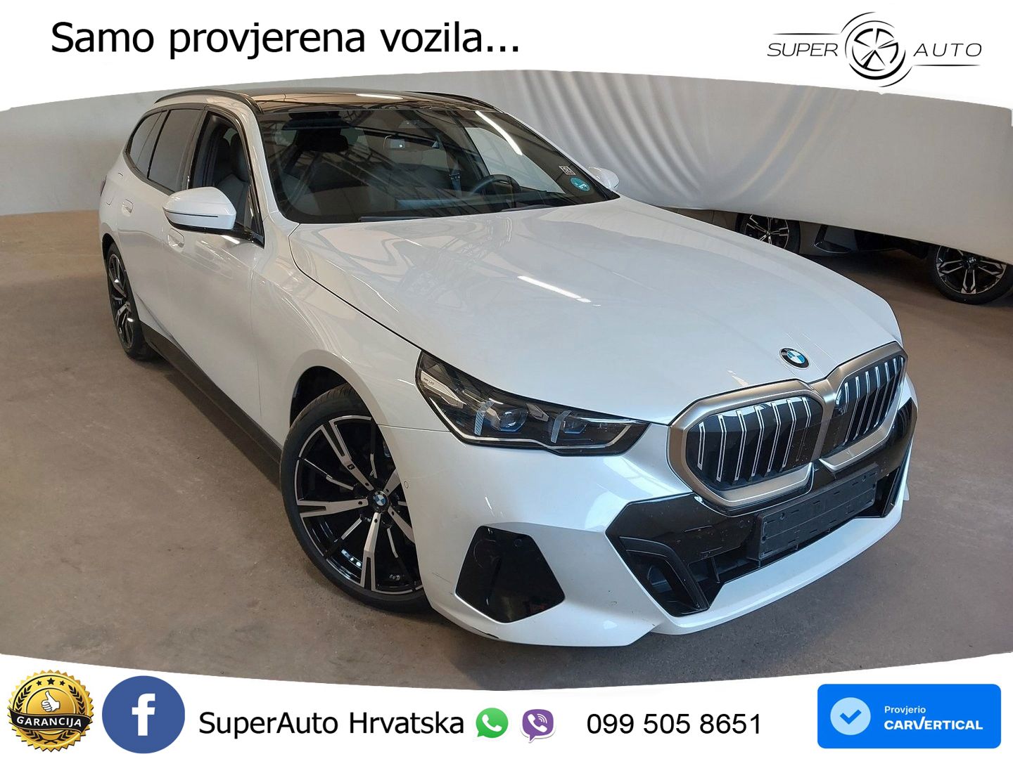 BMW 520d Touring (197 KS) Steptronic M Sport ACC+HEAD+4xGR SJED+360+PANO