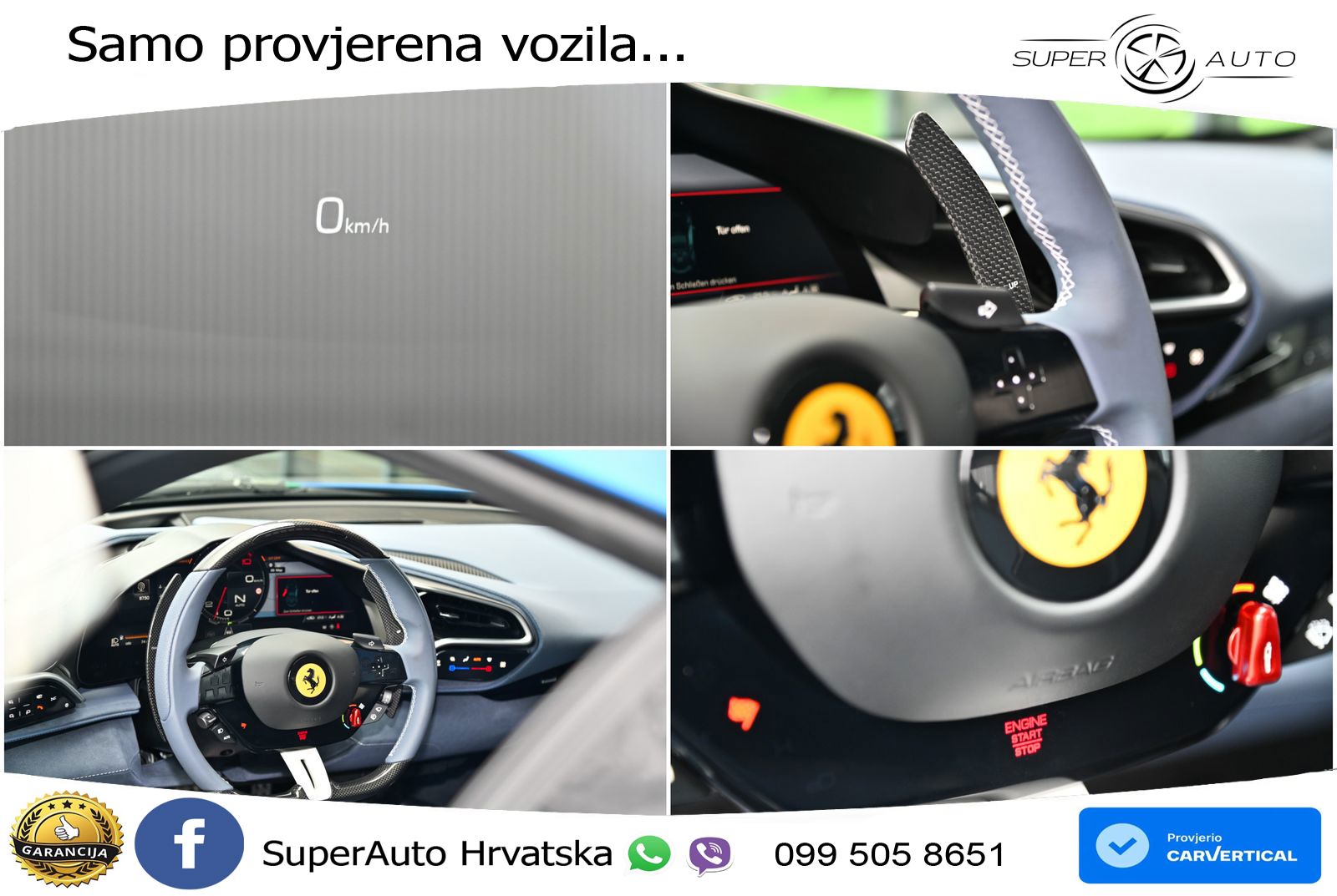 Ferrari 296 GTB 3.0 V6 (830 KS) F1 DCT