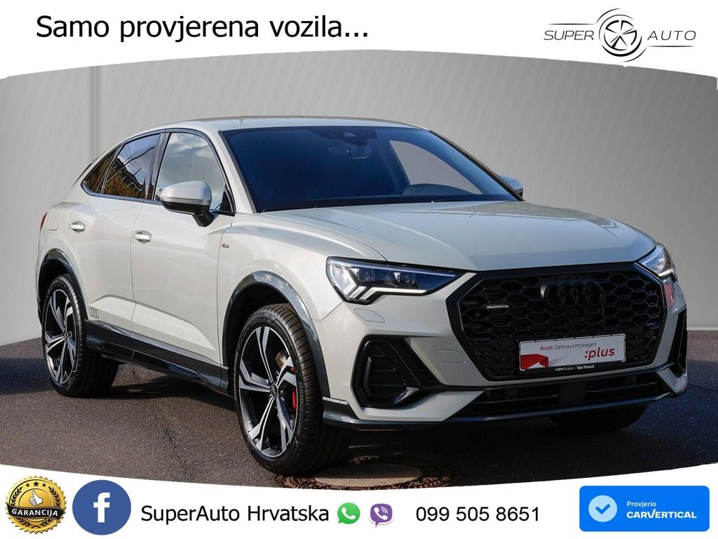 Audi Q3 Sportback 40 TDI (200 KS) quattro S tronic S line MATRIX+GR SJED+KAM
