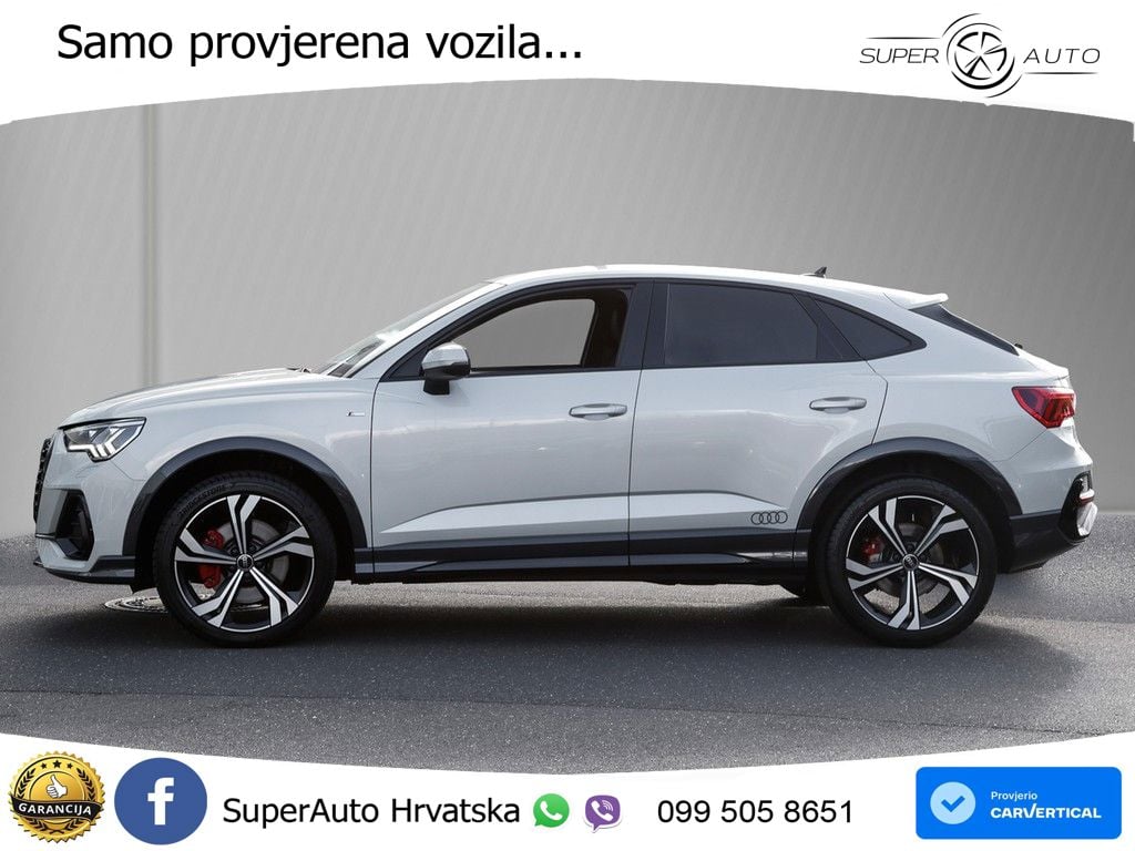Audi Q3 Sportback 40 TDI (200 KS) quattro S tronic S line MATRIX+GR SJED+KAM