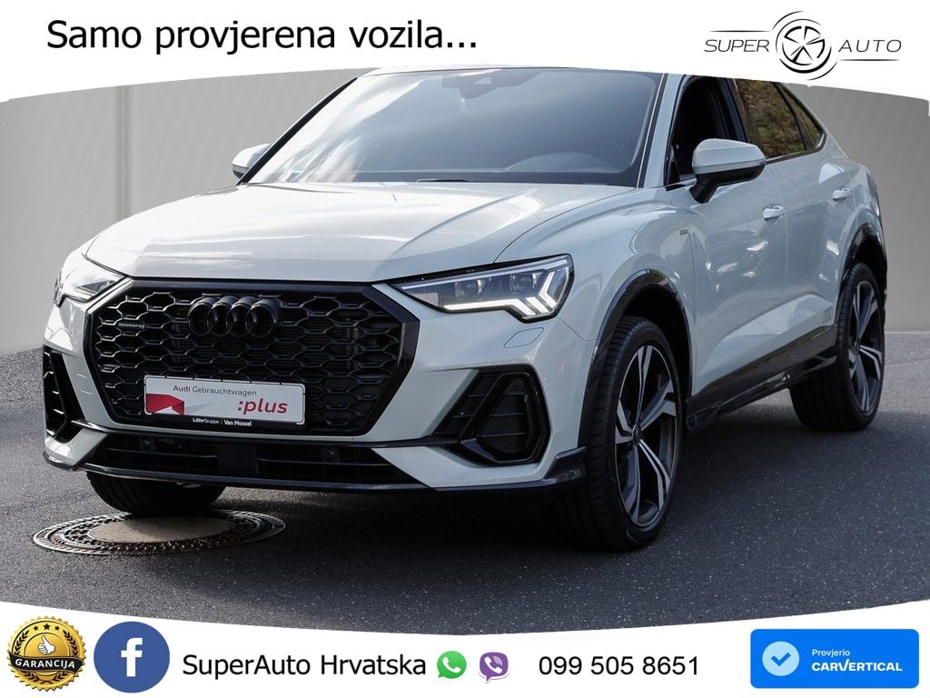 Audi Q3 Sportback 40 TDI (200 KS) quattro S tronic S line MATRIX+GR SJED+KAM