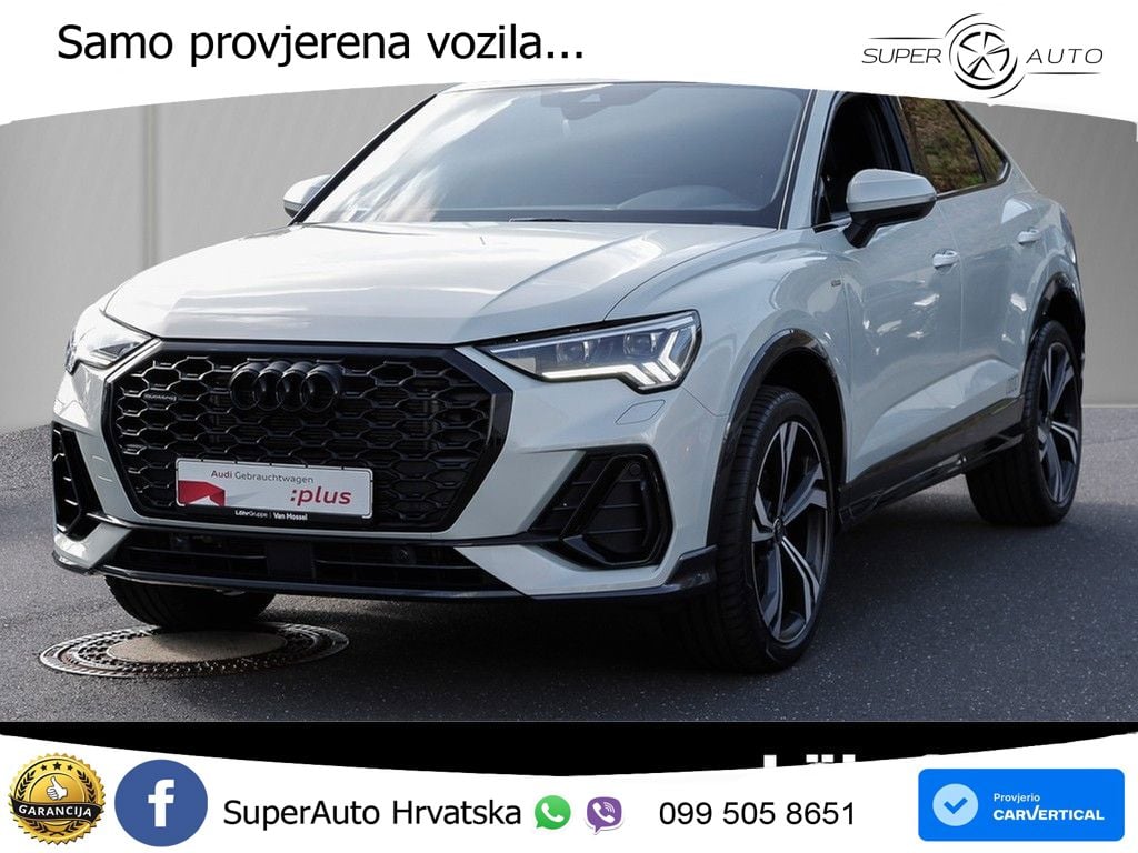 Audi Q3 Sportback 40 TDI (200 KS) quattro S tronic S line MATRIX+GR SJED+KAM