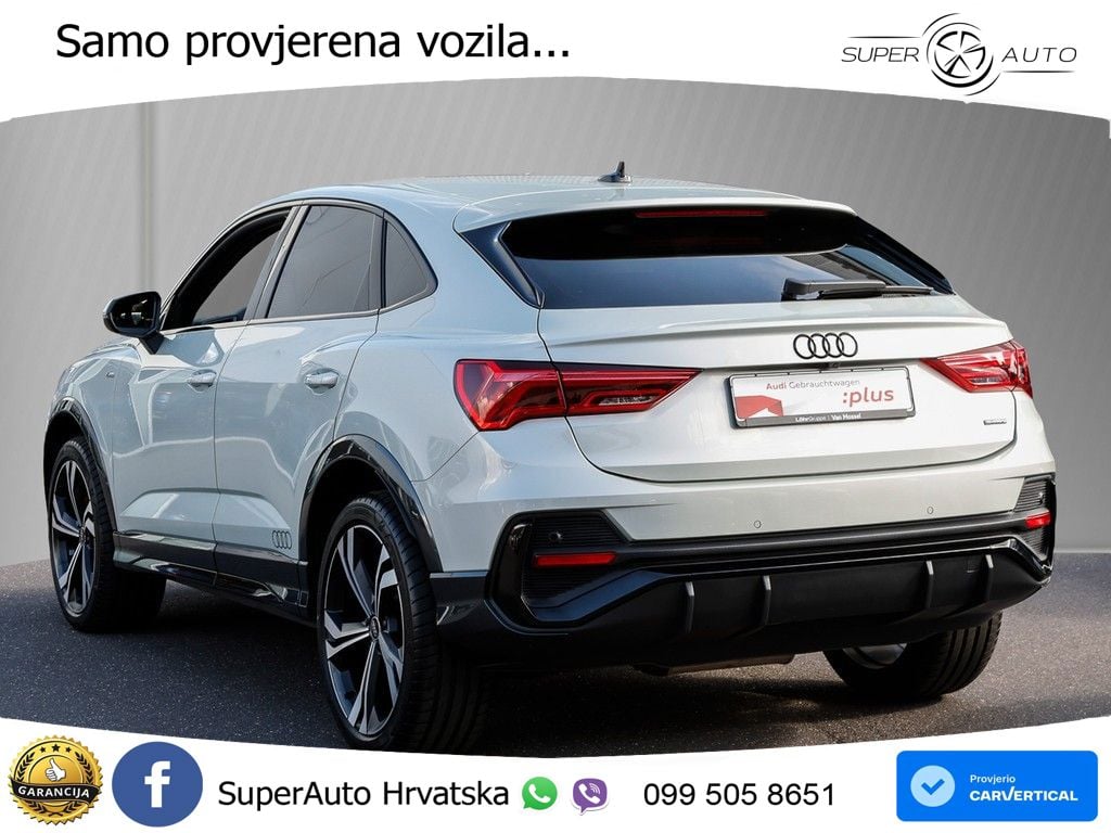 Audi Q3 Sportback 40 TDI (200 KS) quattro S tronic S line MATRIX+GR SJED+KAM