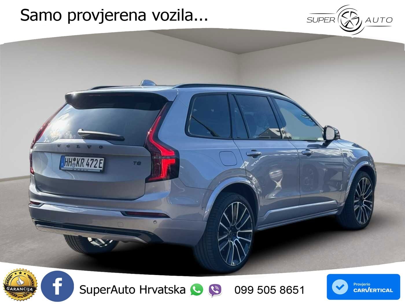 Volvo XC90 2.0 T8 AWD Automatic ZRAČNI+ACC+4xGR SJED+KAM