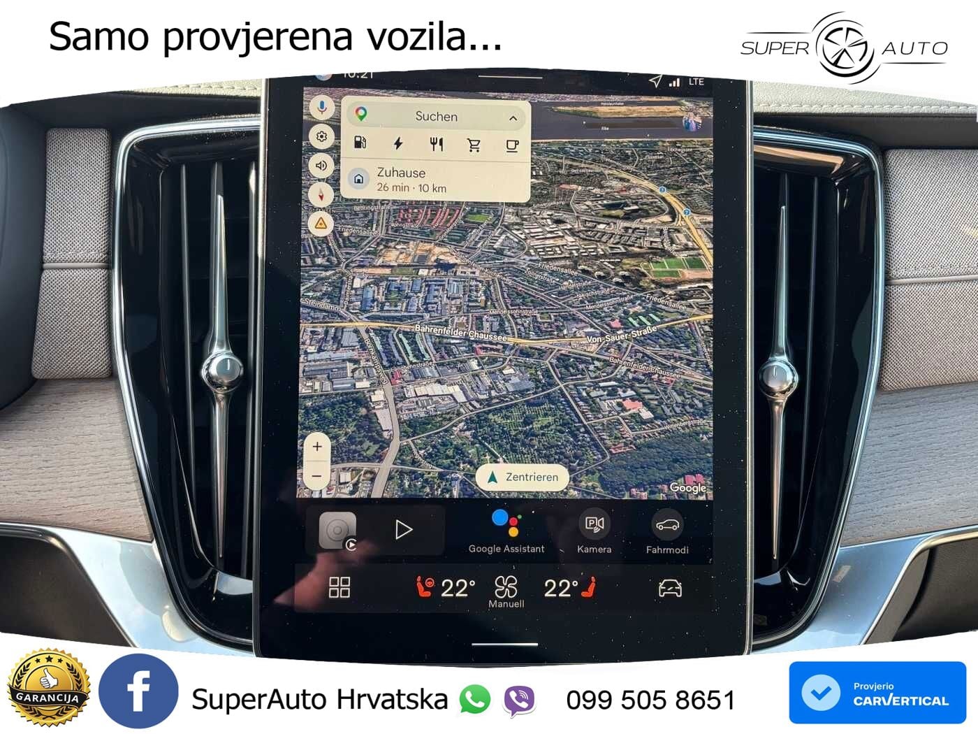 Volvo XC90 2.0 T8 AWD Automatic ZRAČNI+ACC+4xGR SJED+KAM