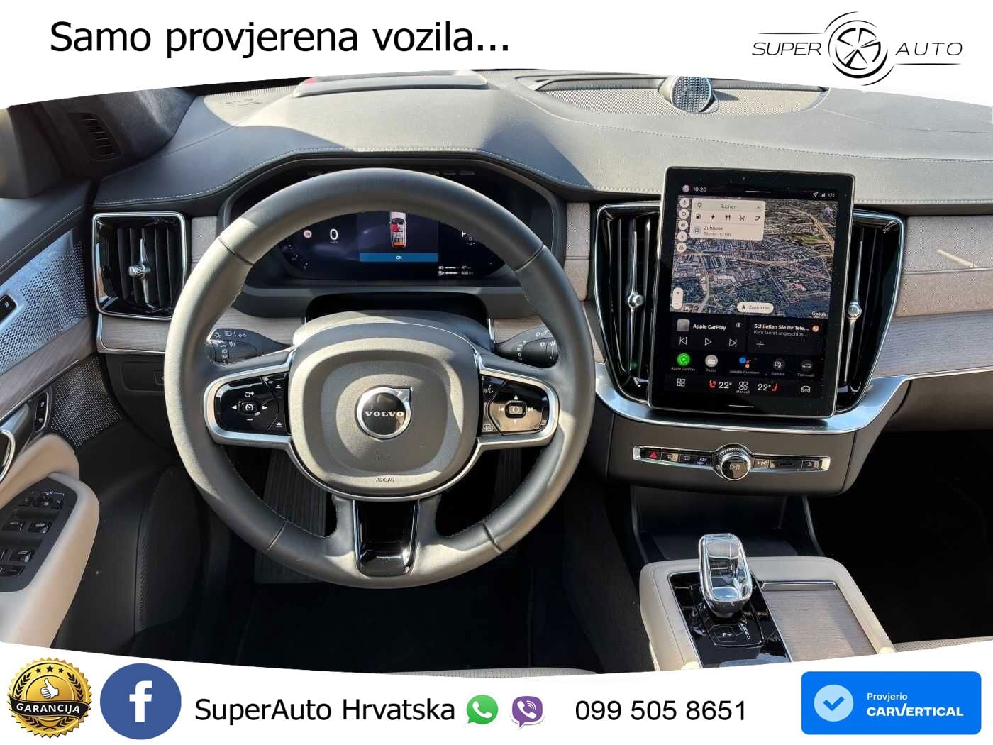 Volvo XC90 2.0 T8 AWD Automatic ZRAČNI+ACC+4xGR SJED+KAM