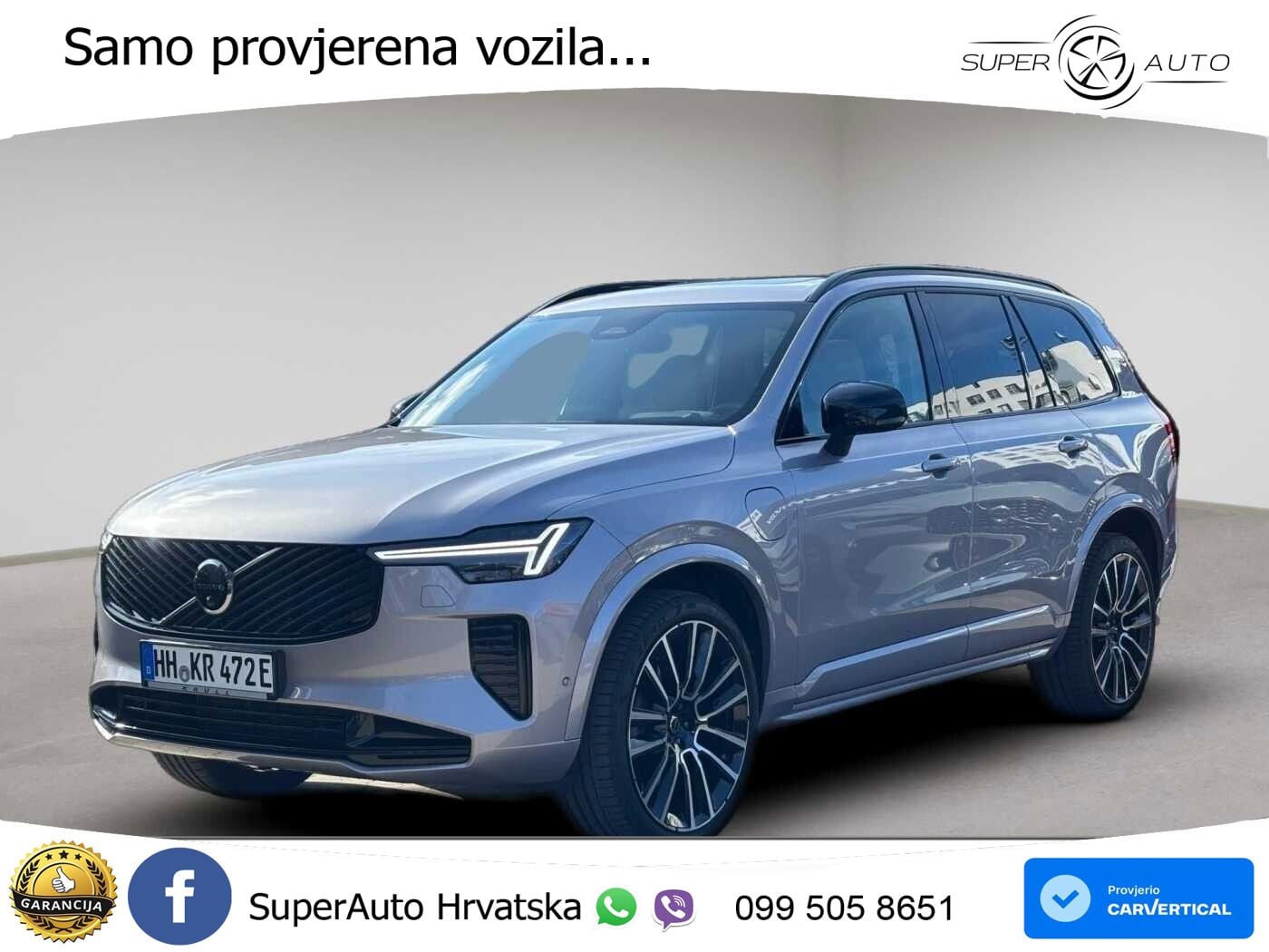 Volvo XC90 2.0 T8 AWD Automatic ZRAČNI+ACC+4xGR SJED+KAM