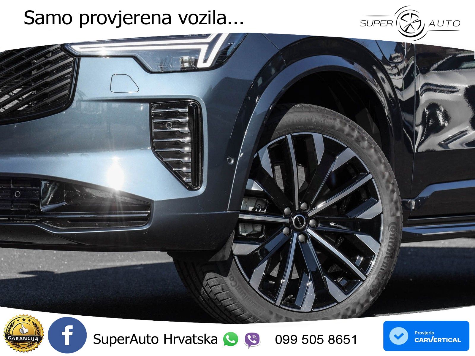 Volvo XC90 2.0 T8 AWD Automatic ZRAČNI+ACC+GR SJED+KAM+PANO