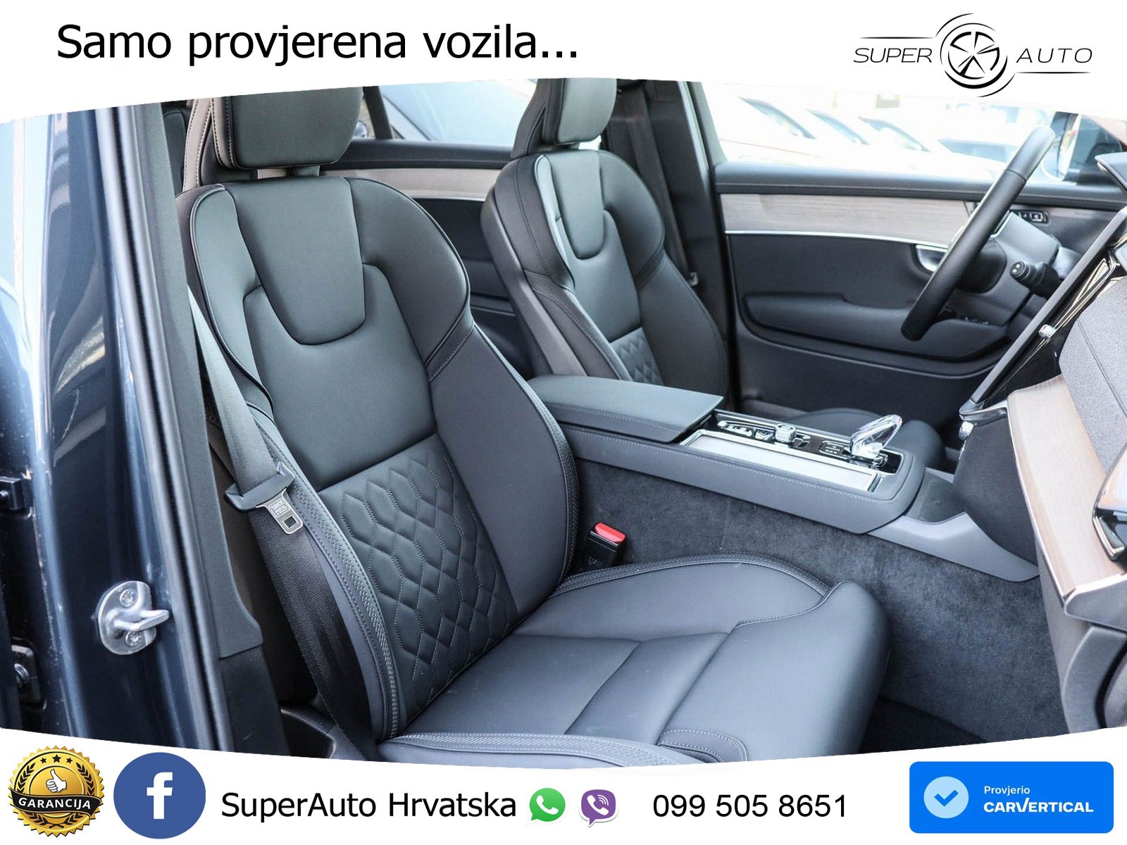 Volvo XC90 2.0 T8 AWD Automatic ZRAČNI+ACC+GR SJED+KAM+PANO